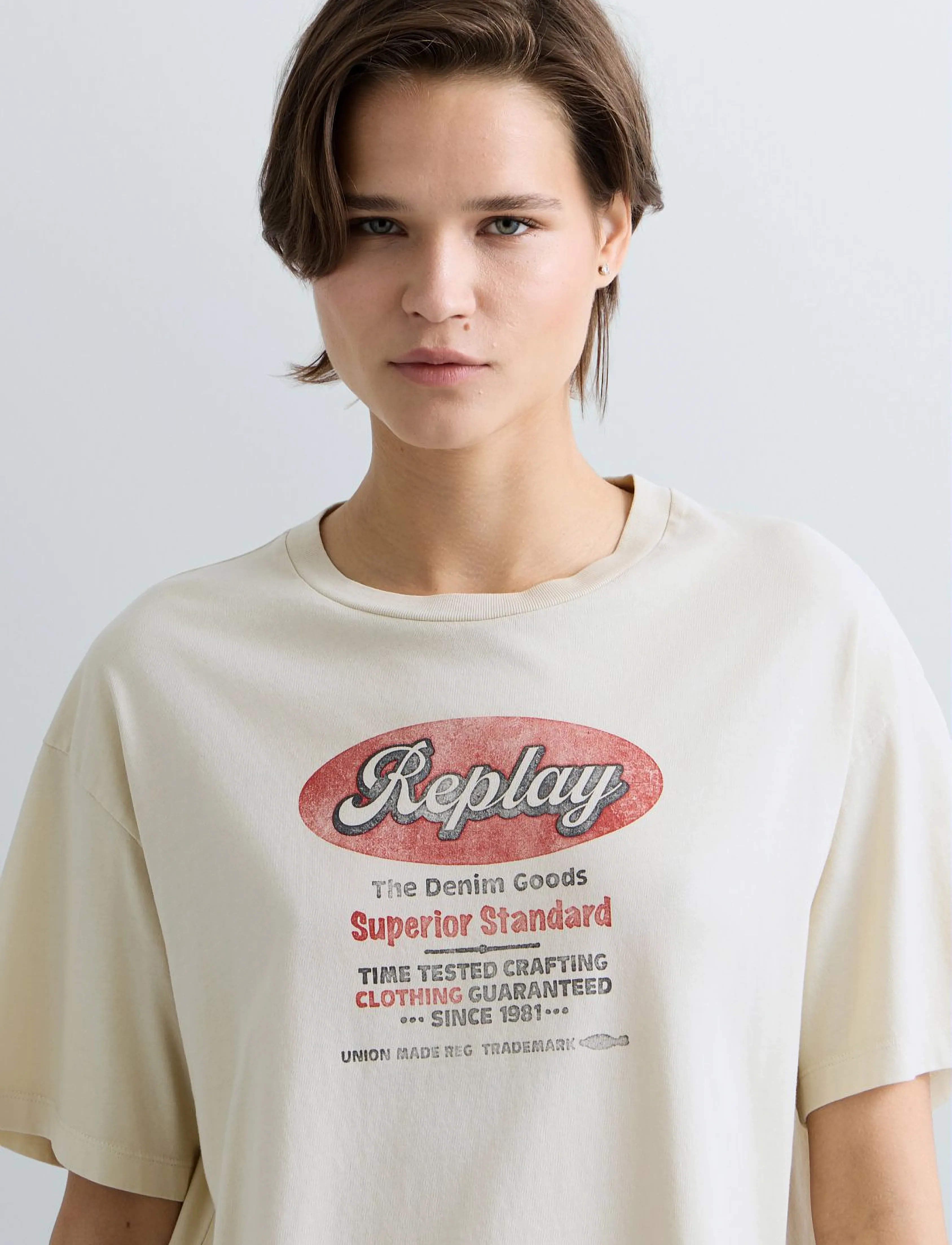 REPLAY T-Shirt Over dam – bild 6