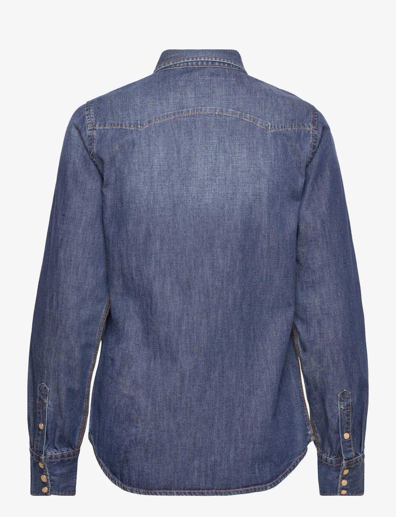 Replay - Shirt SLIM Rose Label Pack - pitkähihaiset paidat - blue - 1