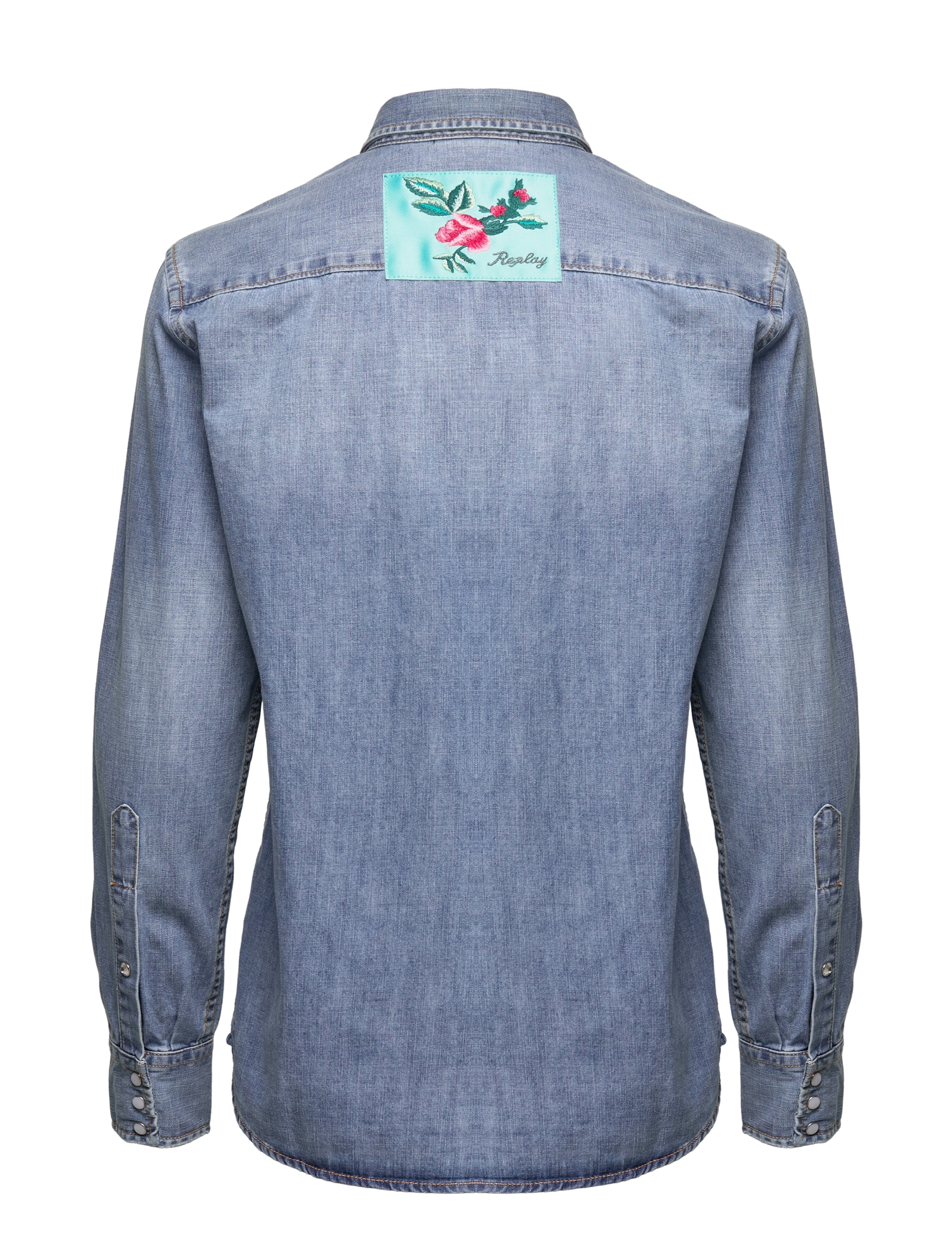 Replay - Shirt BOYFIT Rose Label Pack - blue - 1