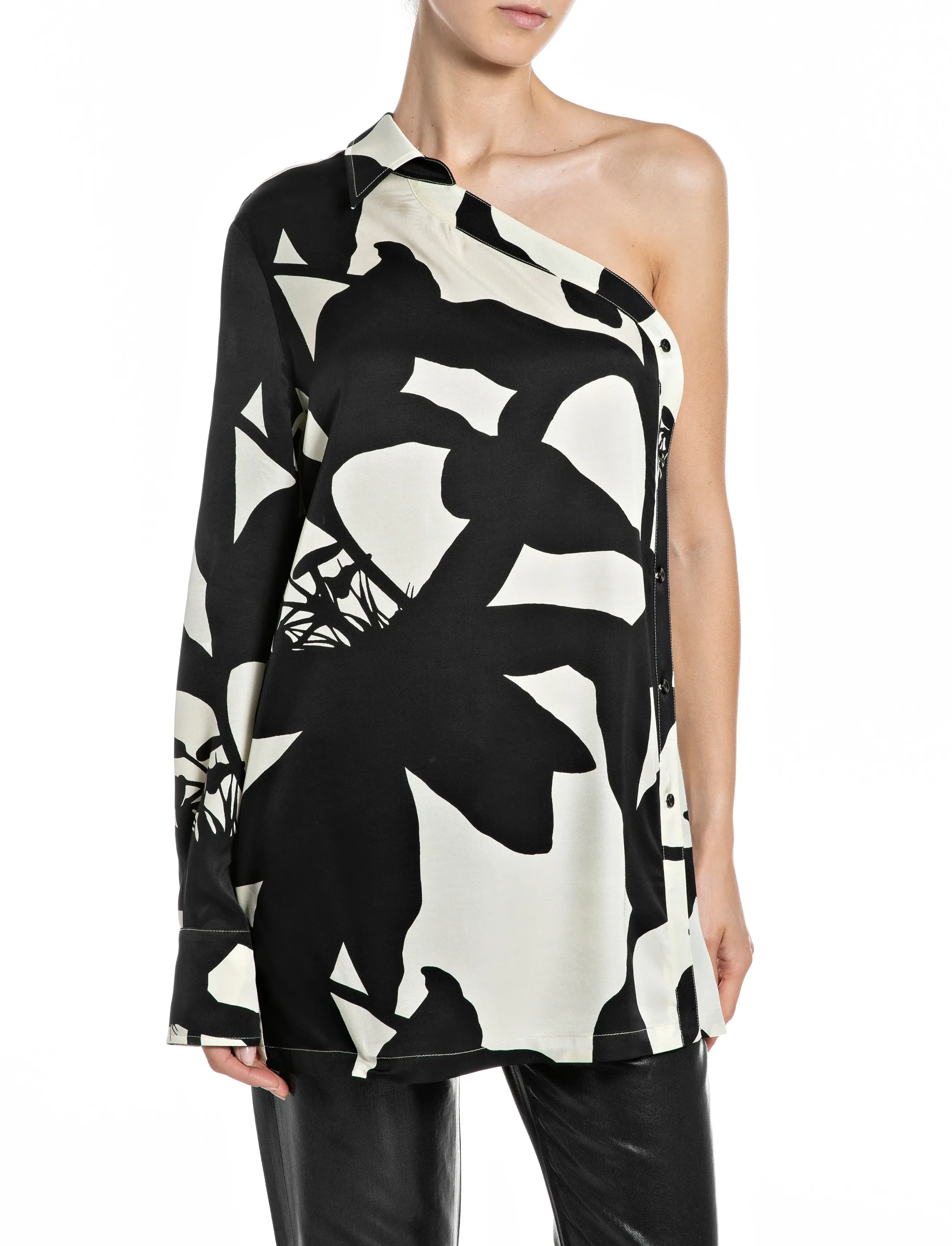 Replay Comfort Artificial Component Shirt, XL, Multi/patterned, Skjorter > Langærmede, Dame