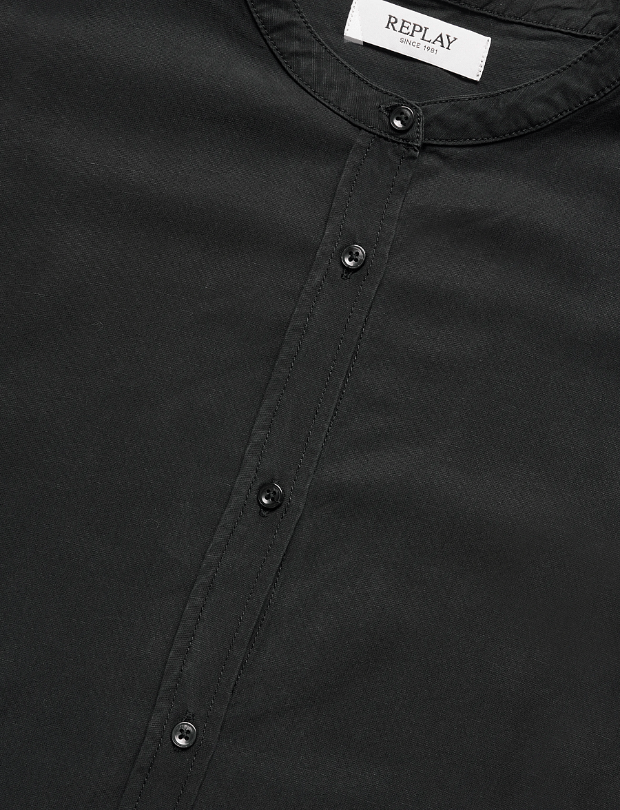 Replay - OVER MIXED COMPONENTS Shirt - black - 4