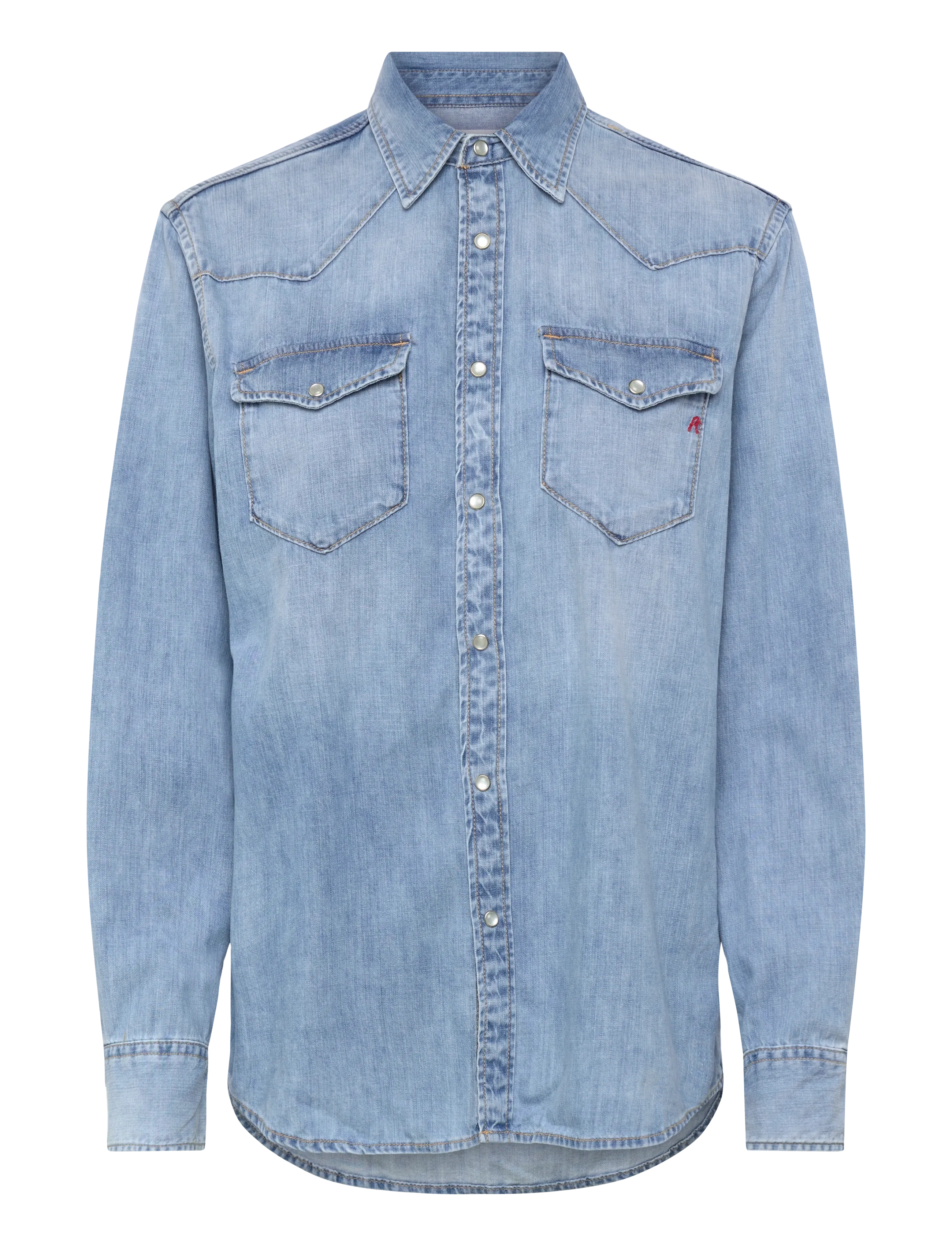 Replay Shirt OVER - Riided - BLUE / blue