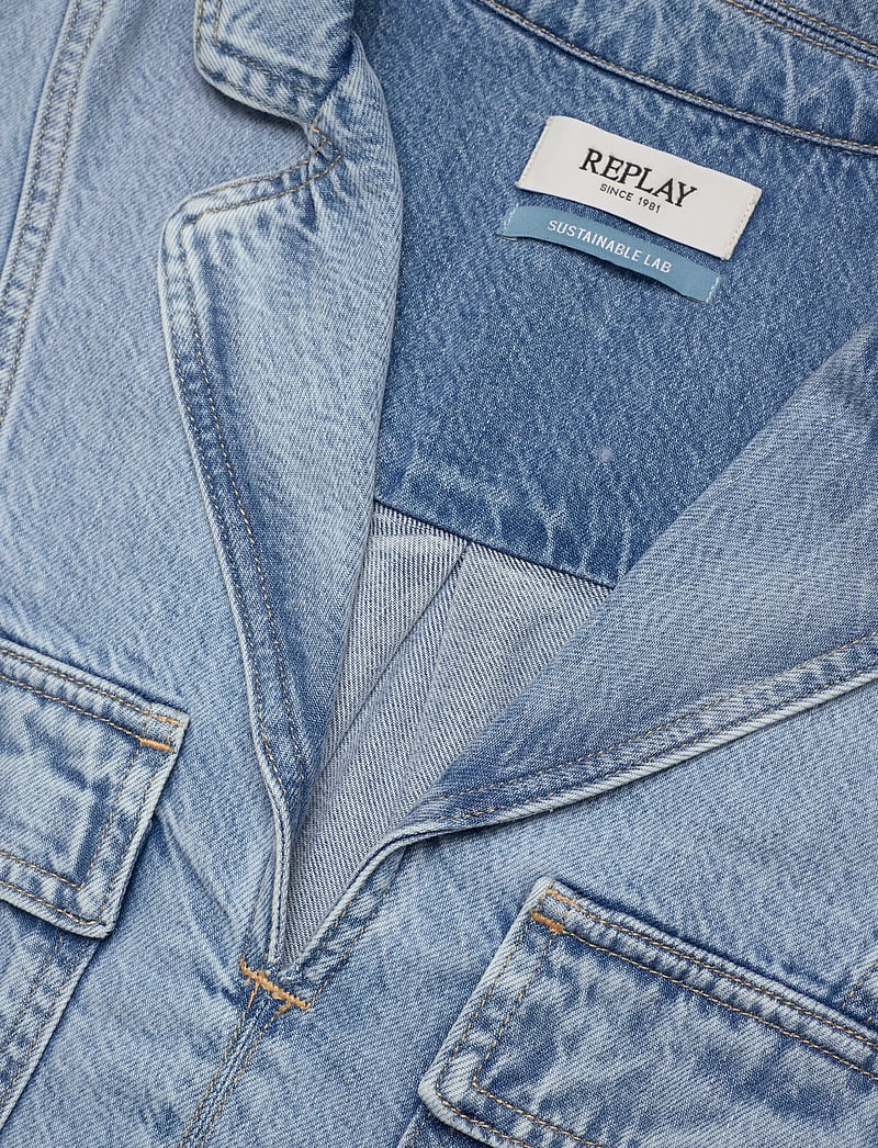 Replay - Shirt COMFORT - denimskjorter - blue - 4