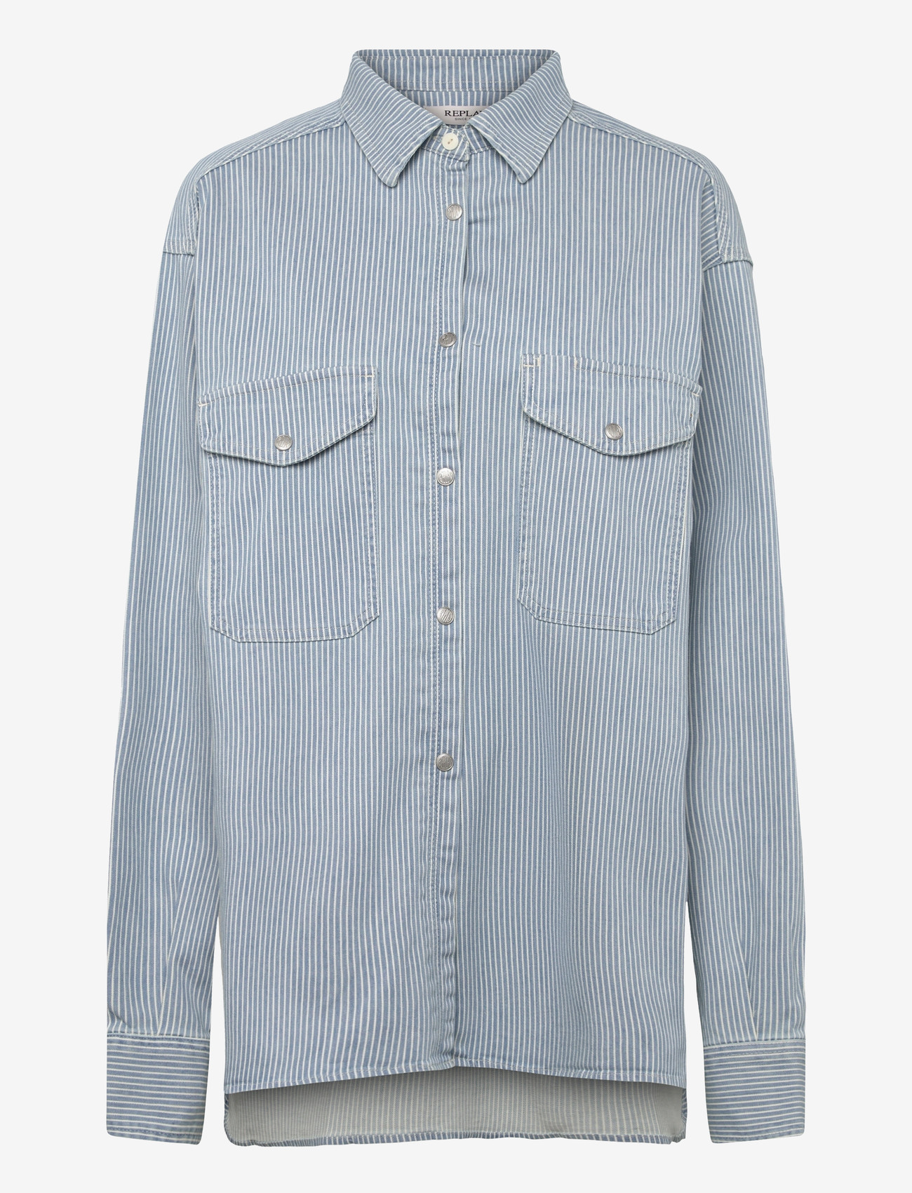 Replay - Shirt OVER 9ZERO1 - jeanshemden - medium blue - 1