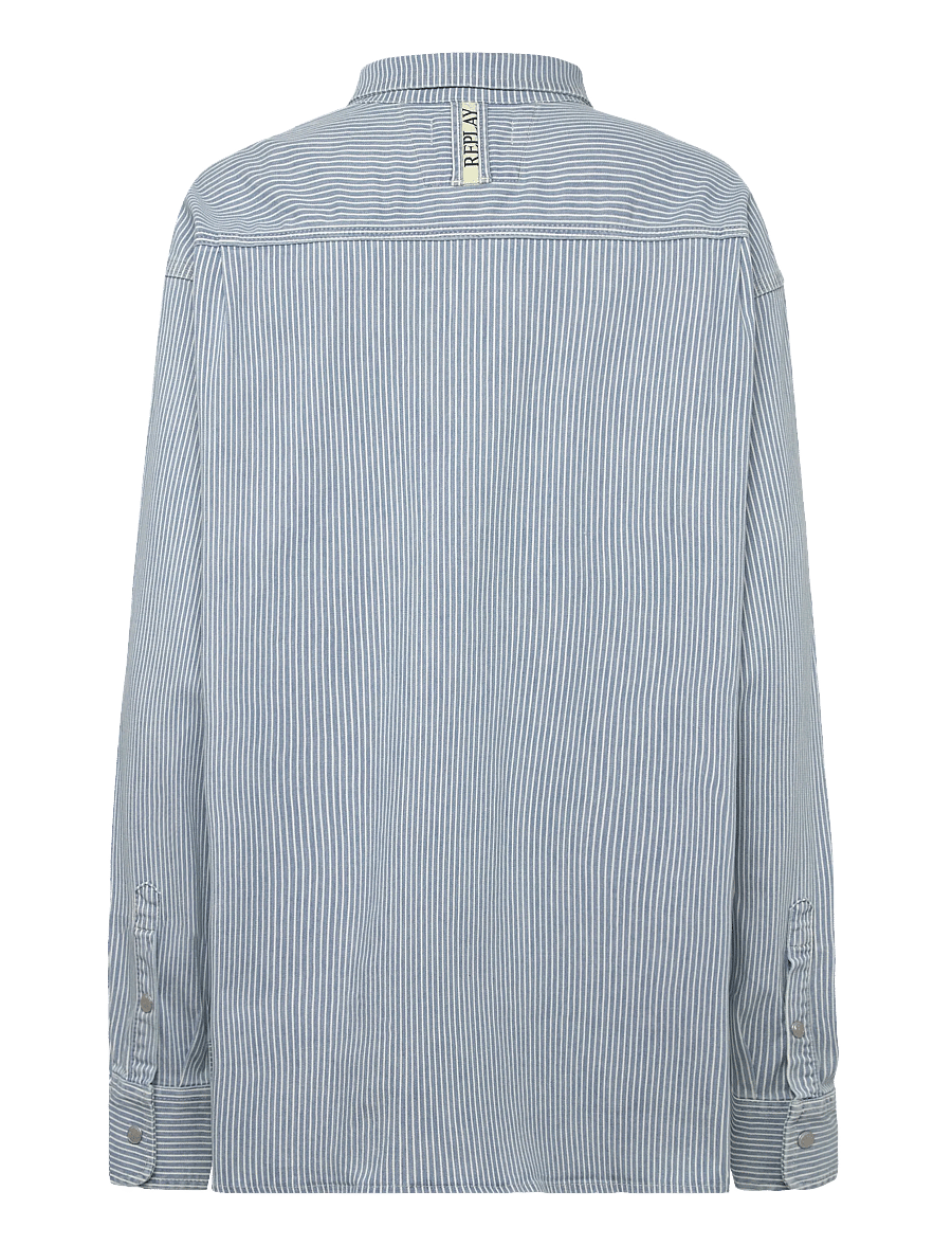 Replay - Shirt OVER 9ZERO1 - jeanshemden - medium blue - 2