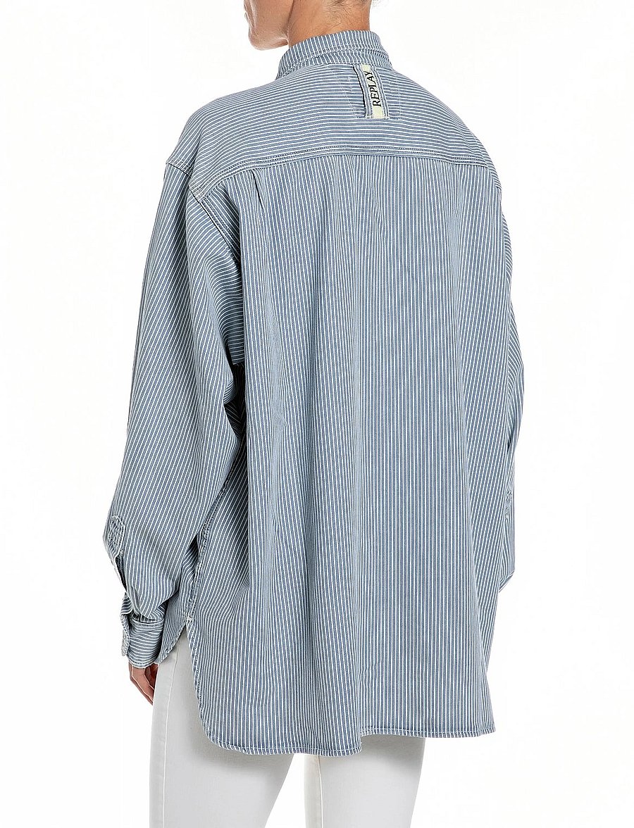 Replay - Shirt OVER 9ZERO1 - jeanshemden - medium blue - 3