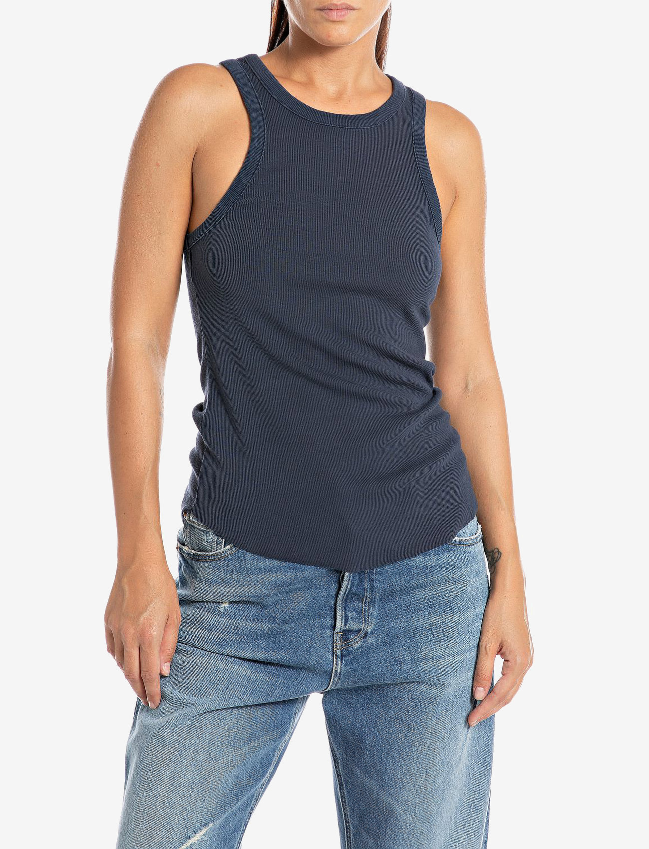 Replay - Tank top SLIM - Ærmeløse toppe - blue - 0