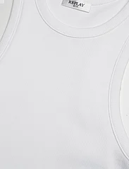 Replay - Tank top SLIM - topy bez rękawów - white - 4