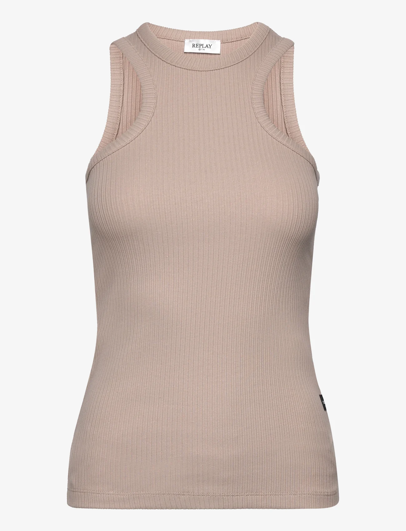 Replay - Tank top SLIM - lowest prices - beige - 0