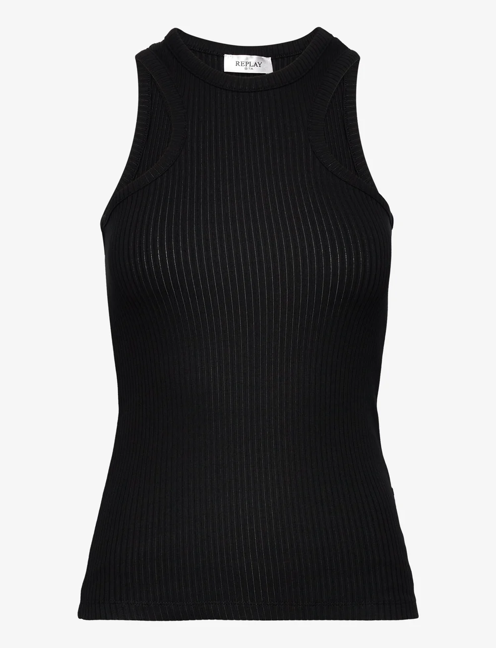 Replay - Tank top SLIM - ermeløse topper - black - 1