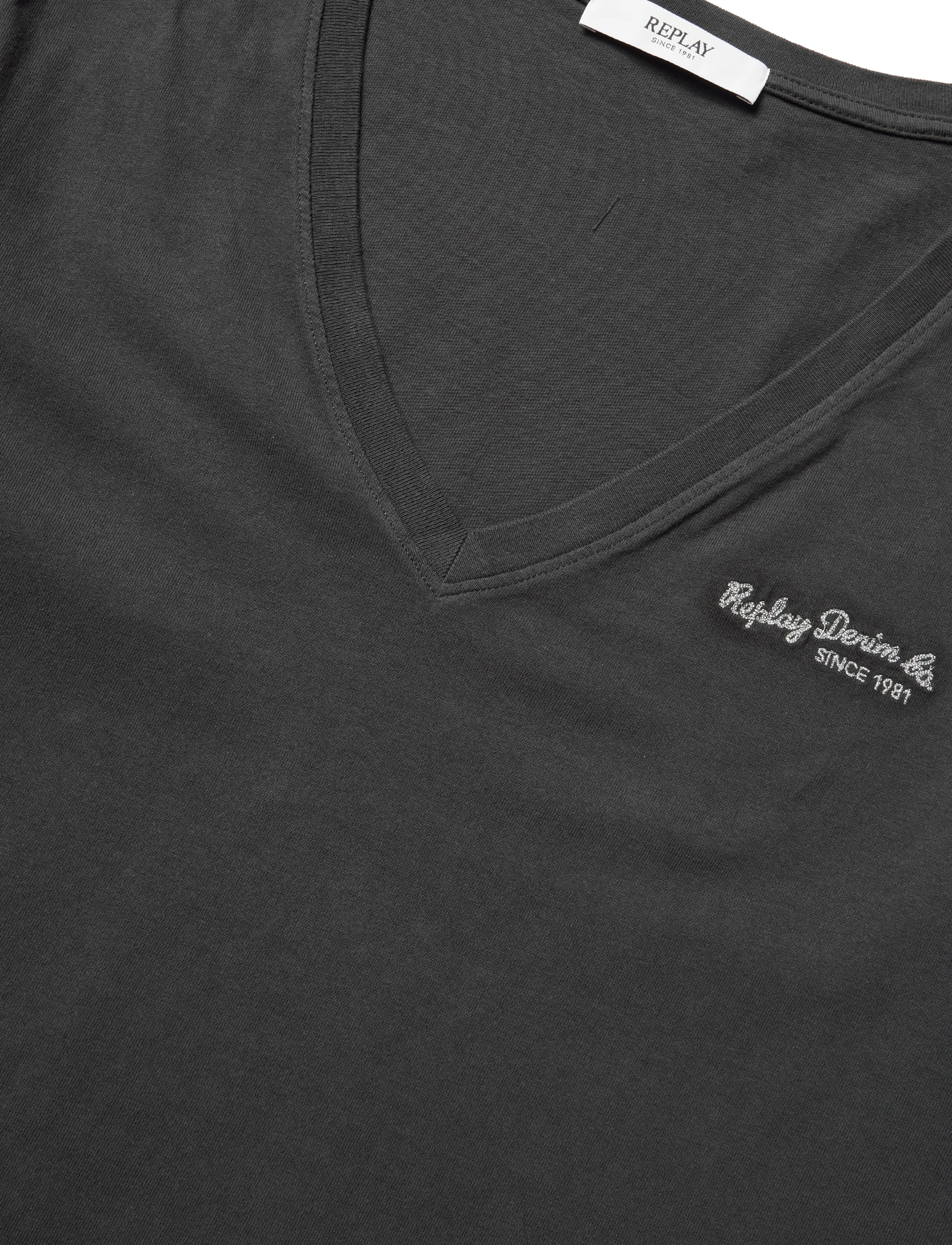 Replay - OVER   JERSEY T-Shirt - t-särgid - black - 4