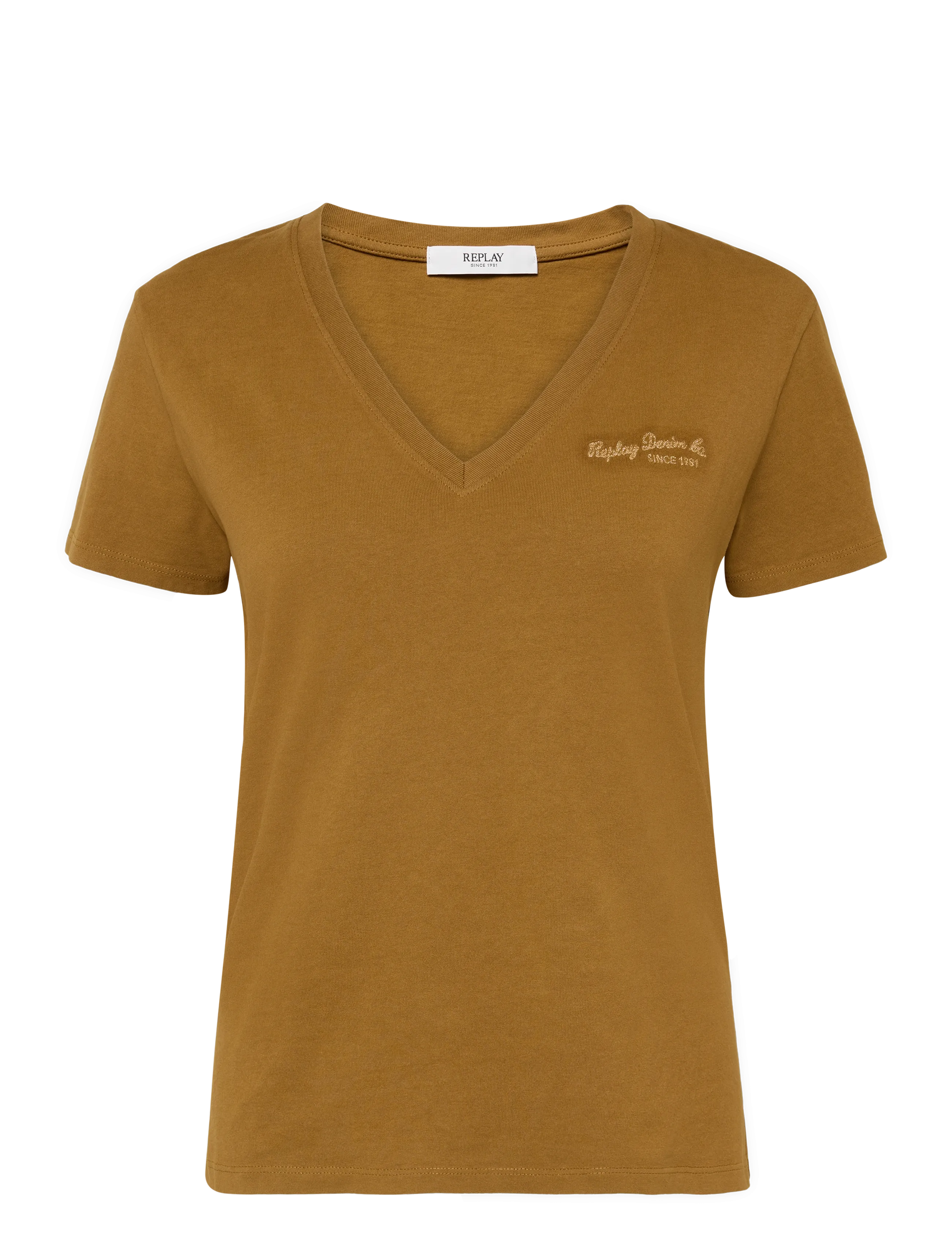 Replay - OVER   JERSEY T-Shirt - brown - 1