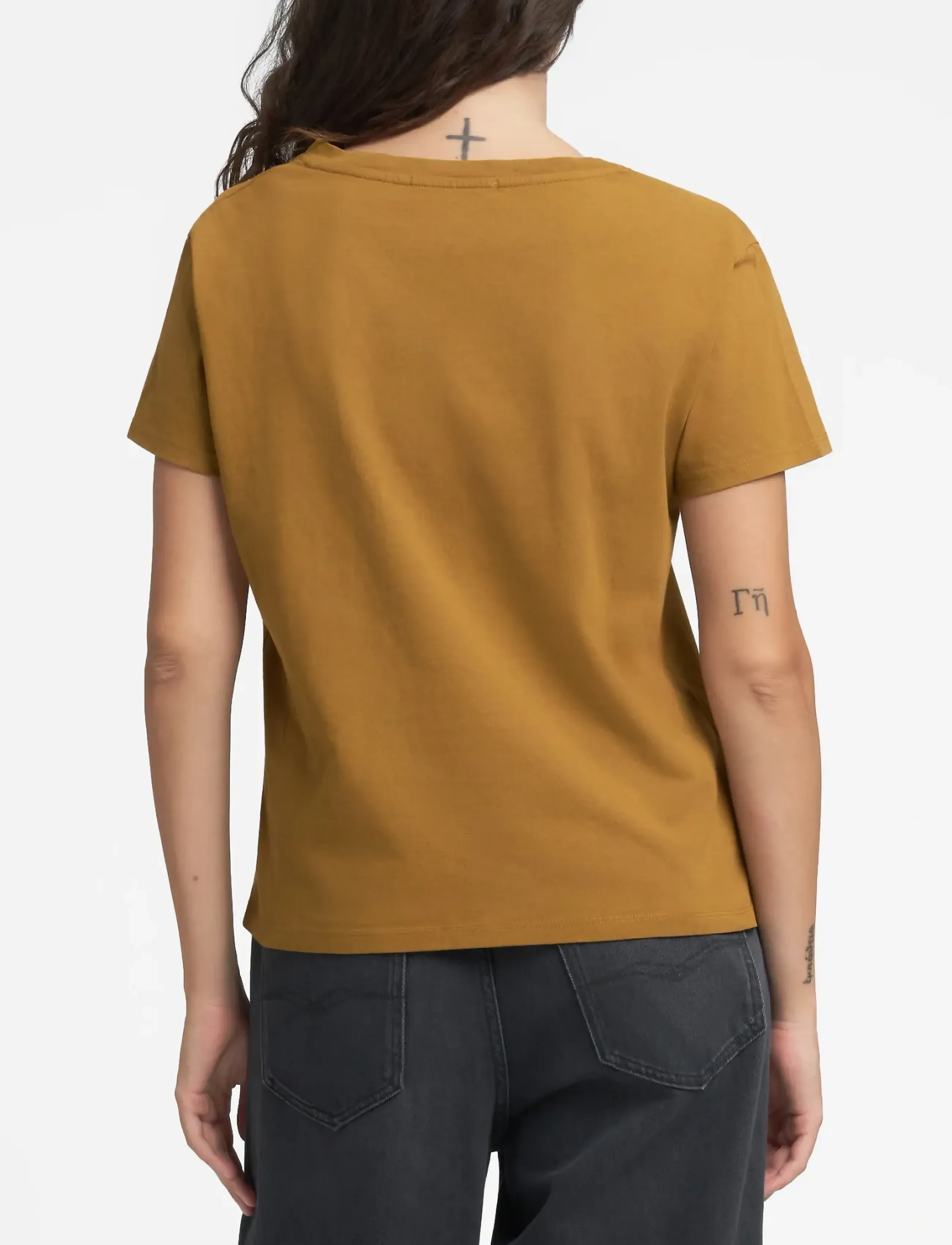 Replay - OVER   JERSEY T-Shirt - brown - 3