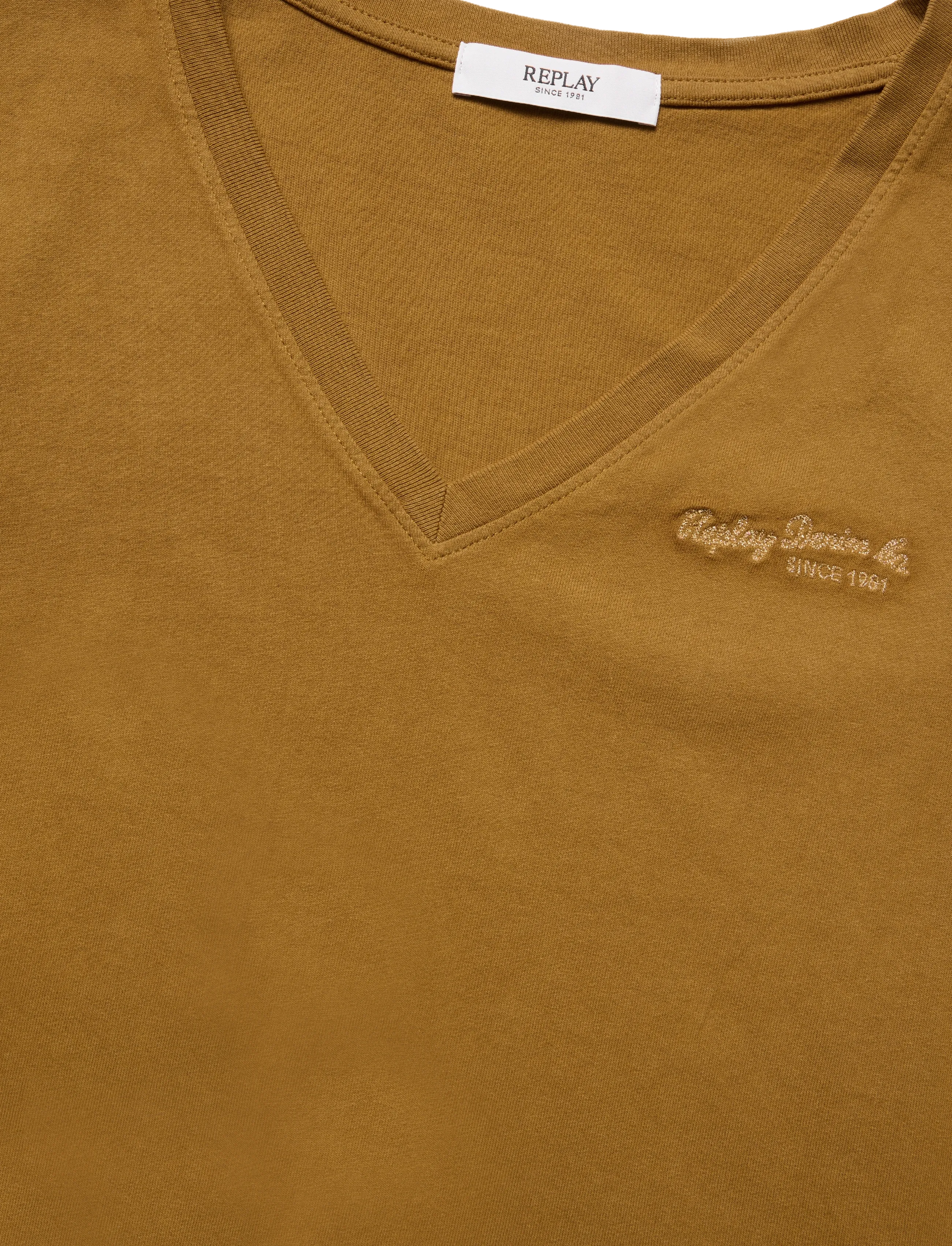 Replay - OVER   JERSEY T-Shirt - brown - 4