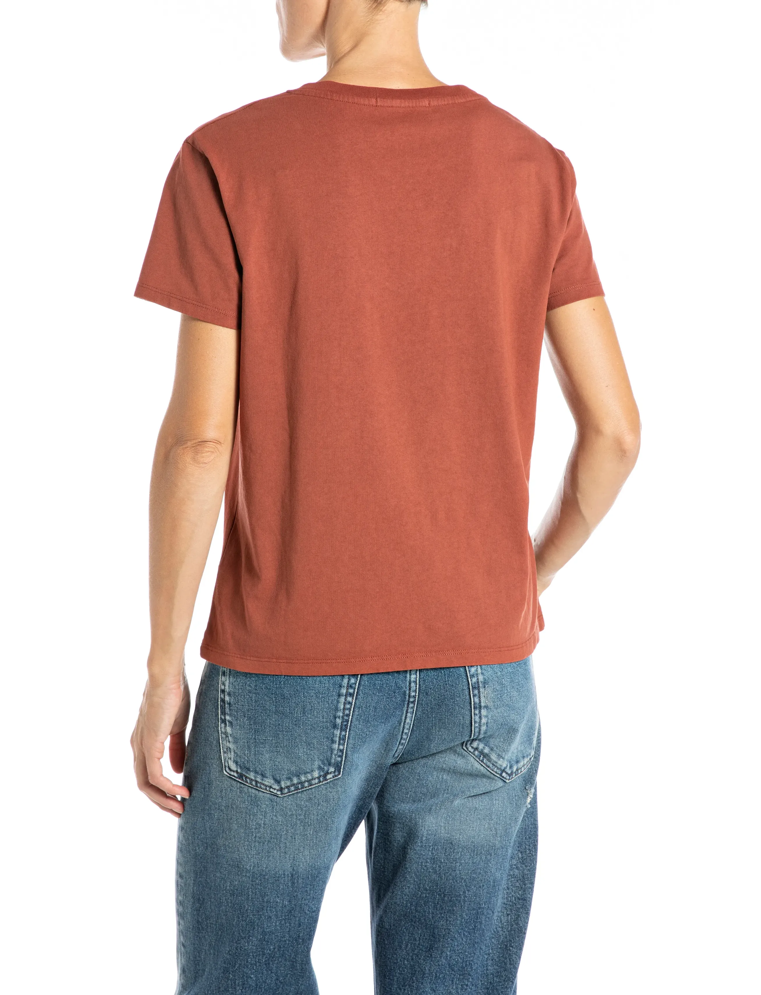 Replay - OVER   JERSEY T-Shirt - t-shirts - brown - 3