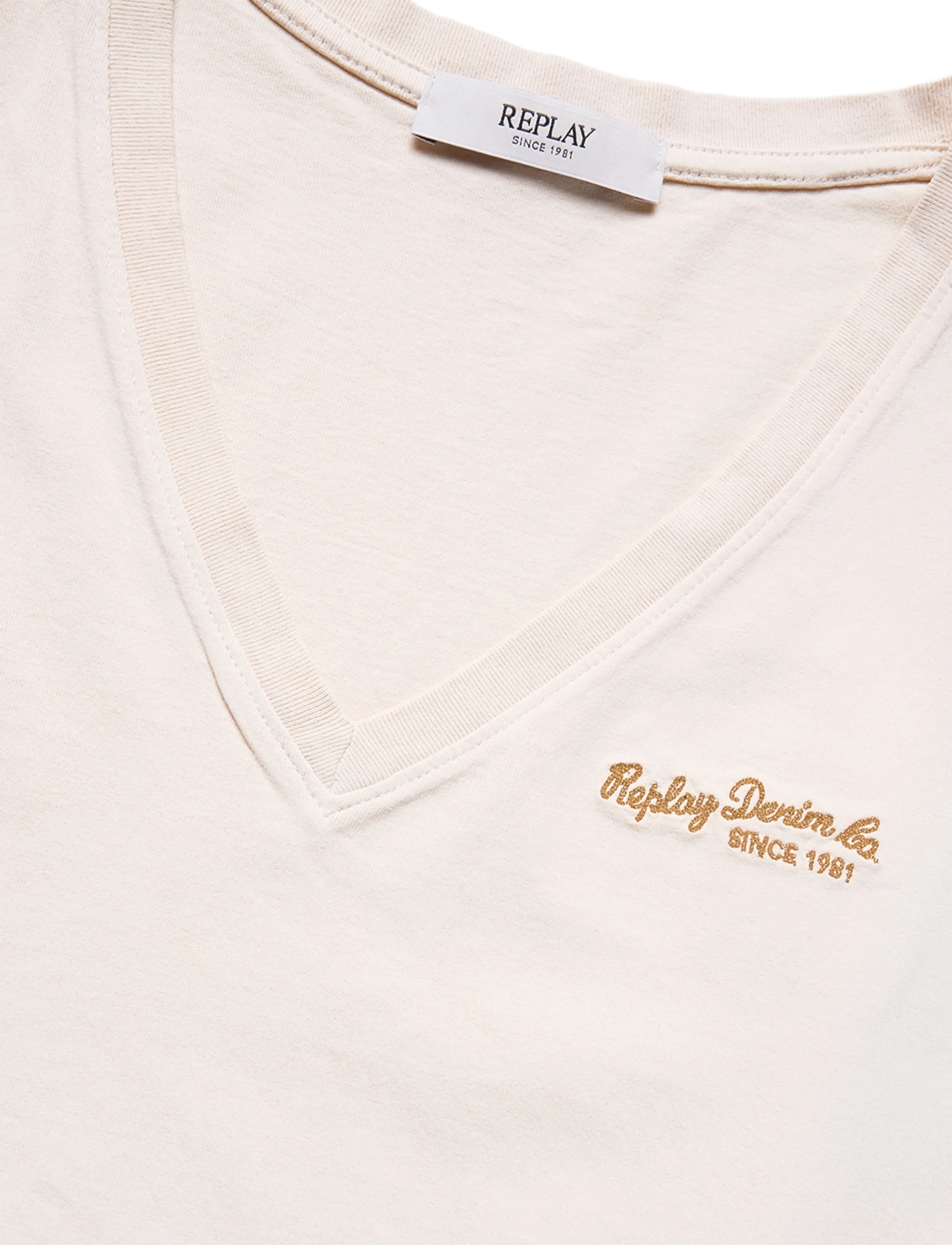 Replay - OVER   JERSEY T-Shirt - t-shirts - white - 4