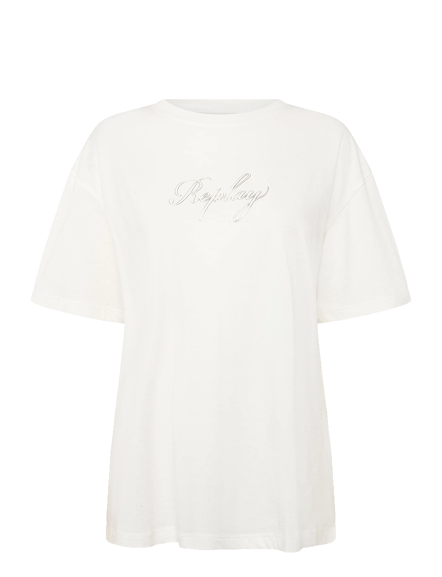 Replay - OVER JERSEY T-Shirt - white - 1