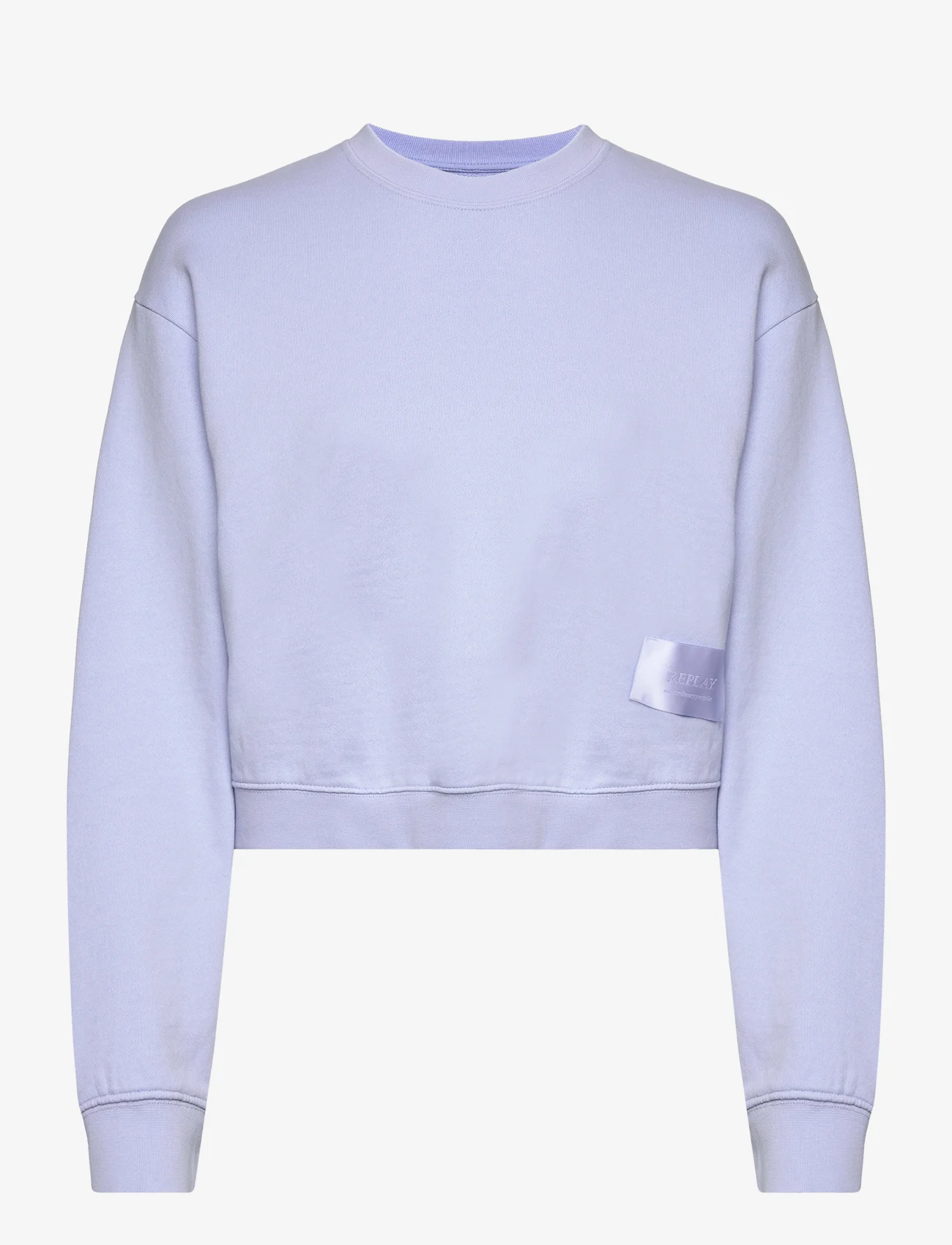 Replay - Jumper CROPPED - sweatshirts & huvtröjor - white - 0