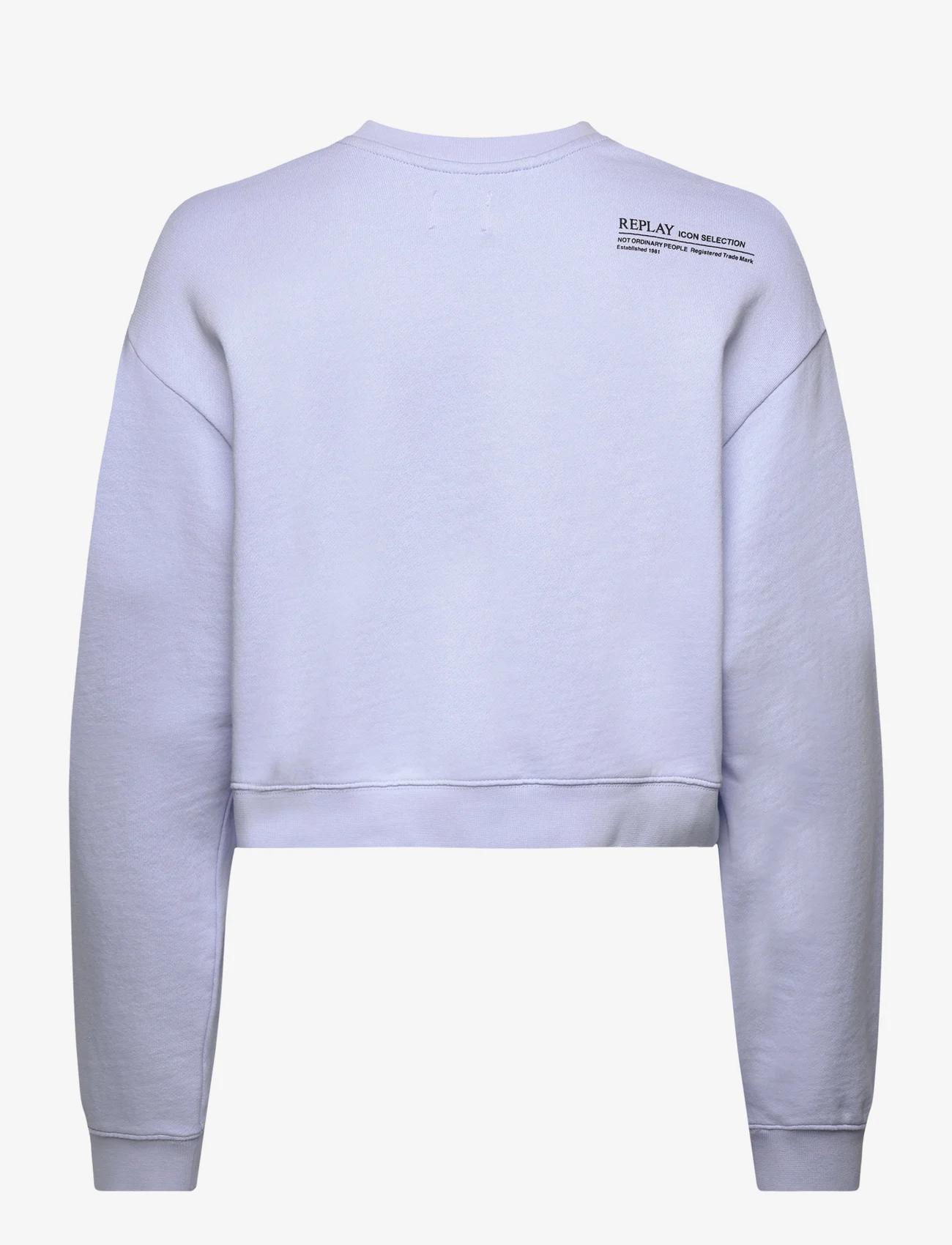 Replay - Jumper CROPPED - sweatshirts & hættetrøjer - white - 1