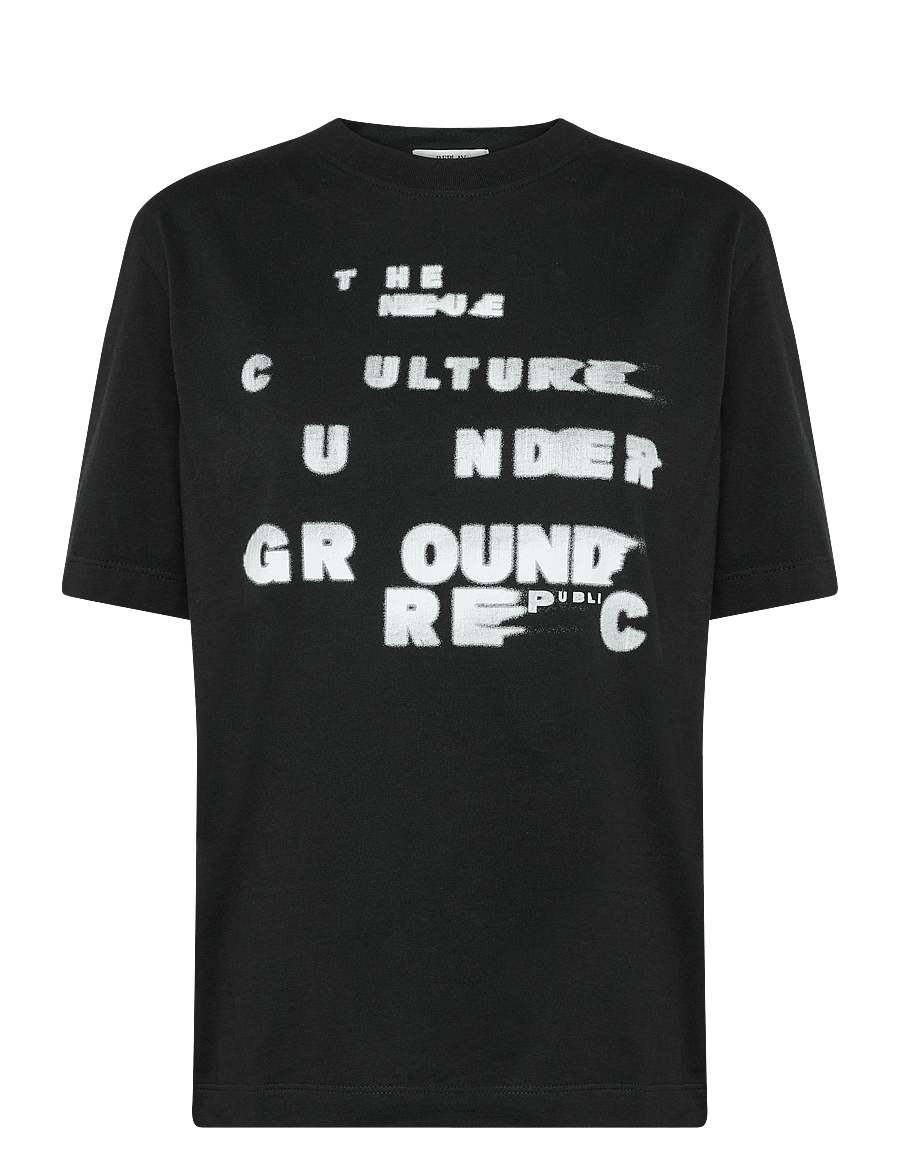 Replay - BOXY JERSEY T-Shirt - t-särgid - black - 1