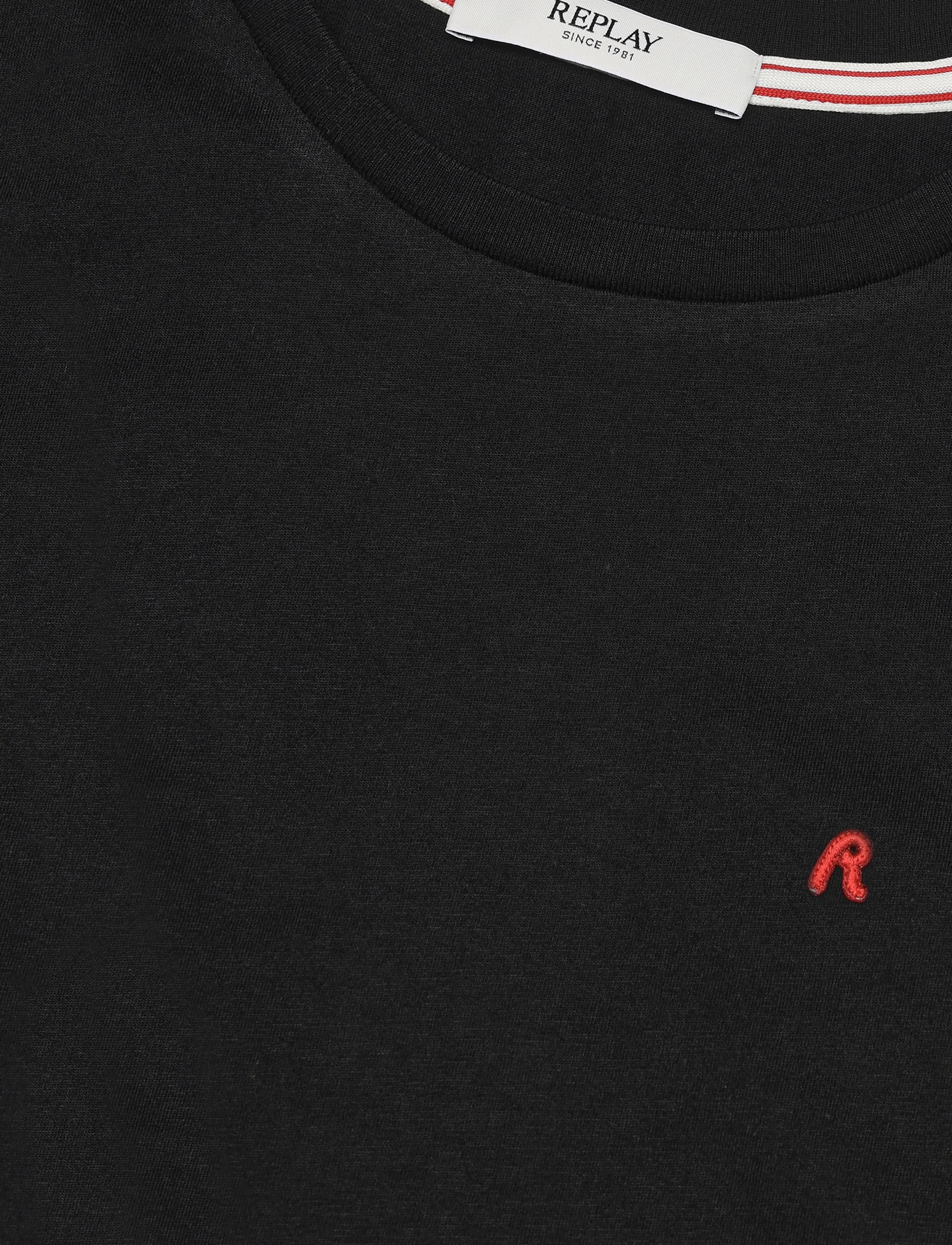 Replay - SKINNY   JERSEY T-Shirt - black - 4