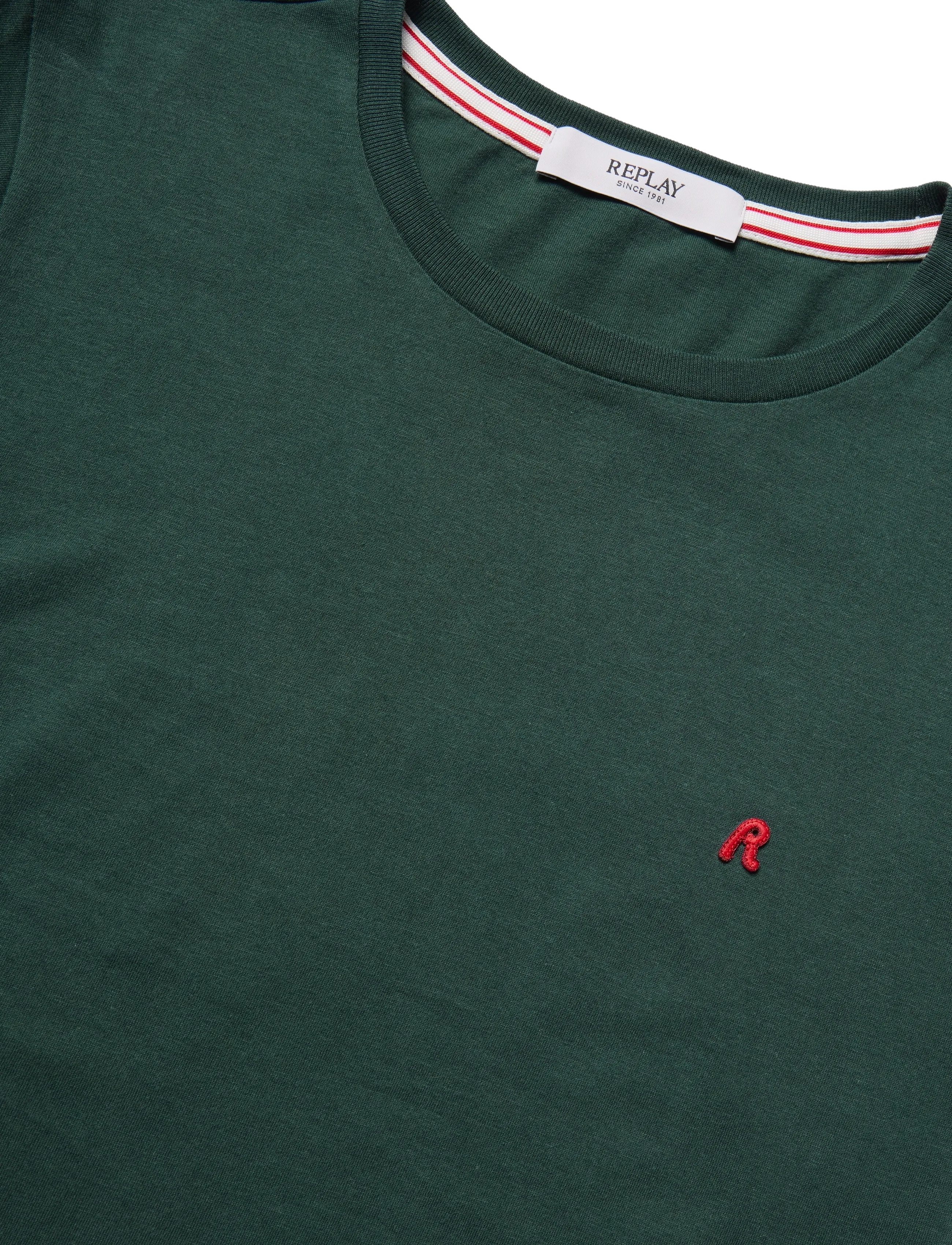 Replay - SKINNY   JERSEY T-Shirt - t-shirts - green - 4