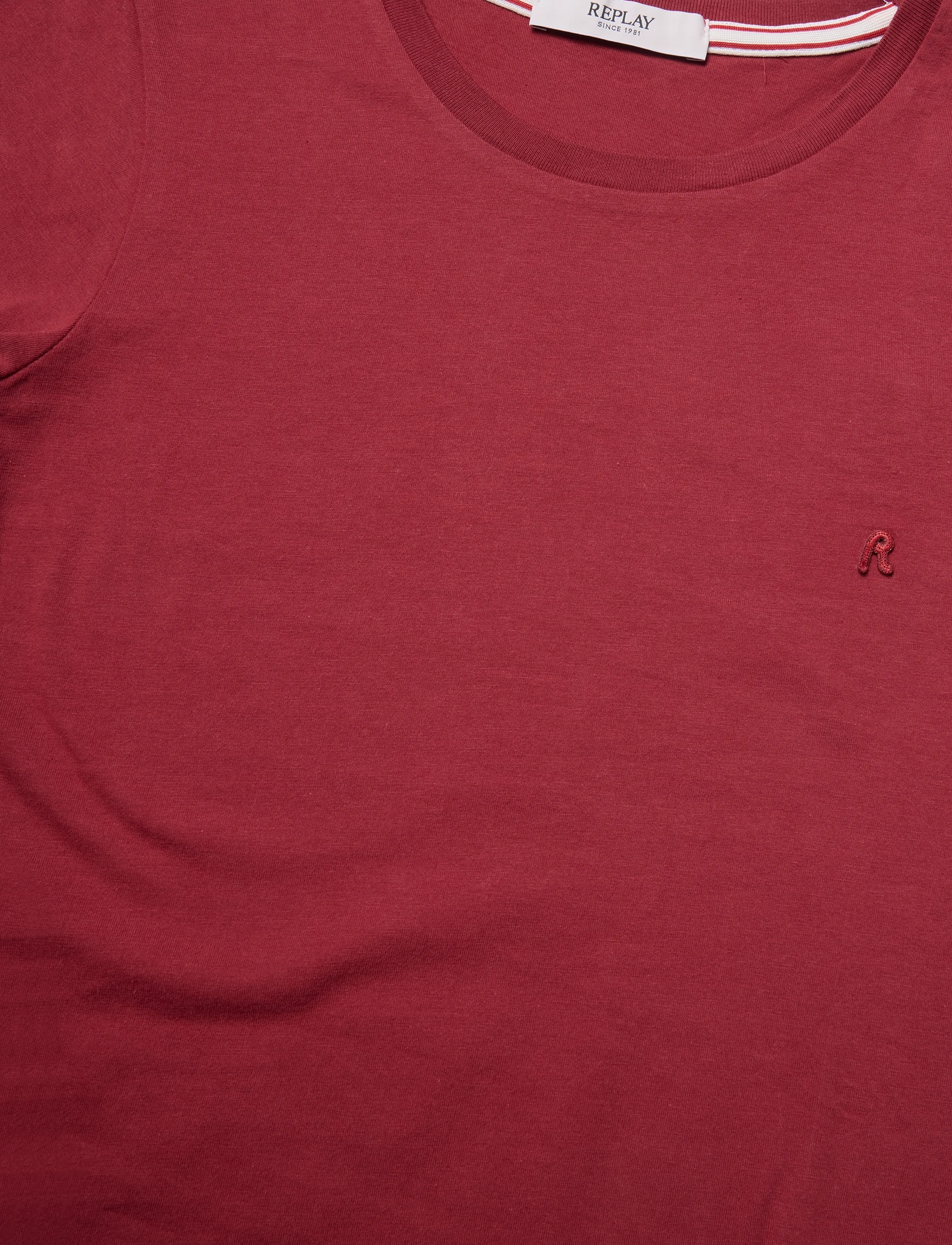 Replay - SKINNY   JERSEY T-Shirt - t-särgid - red - 4