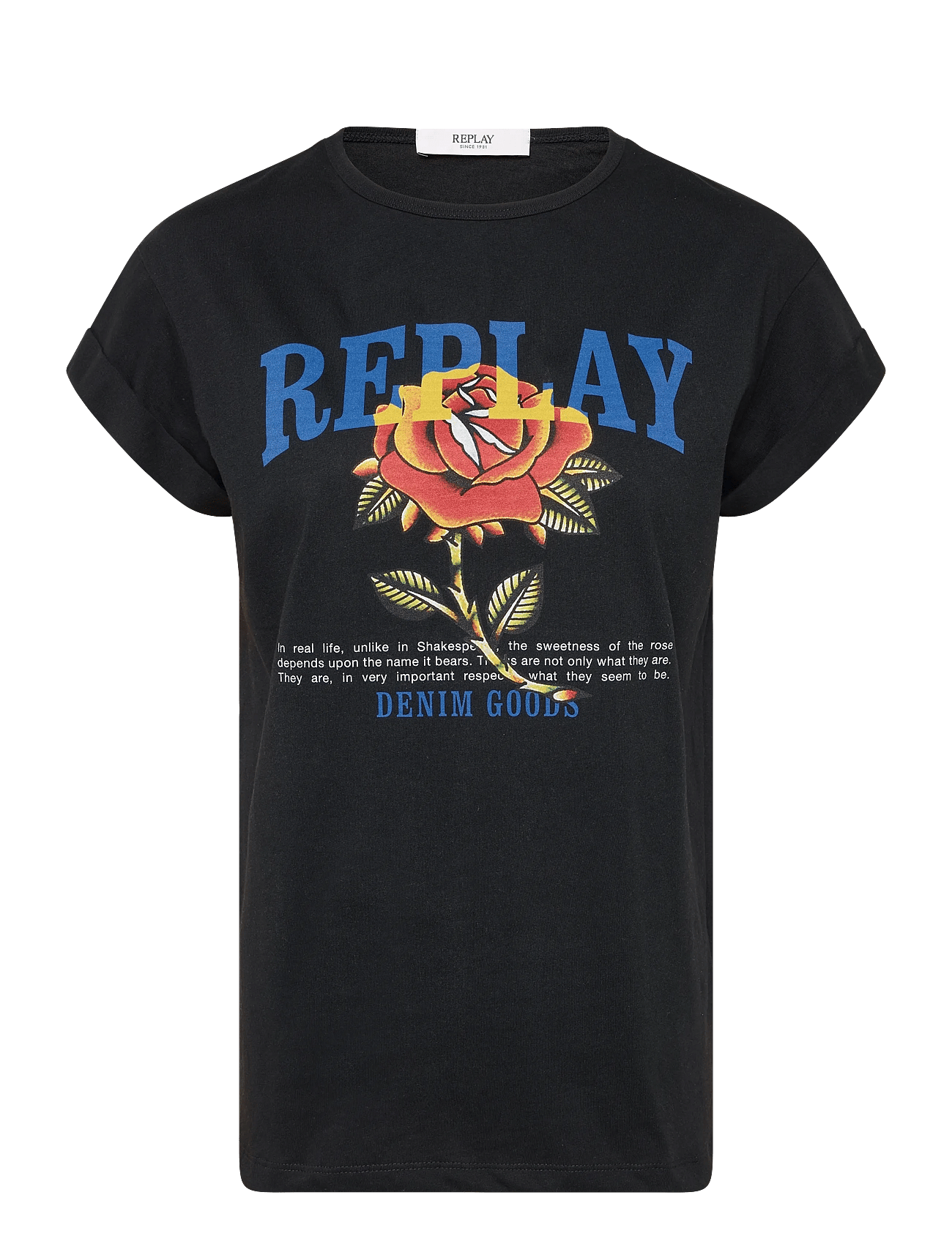 Replay | Regular Jersey T-Shirt Winter White | XXS
