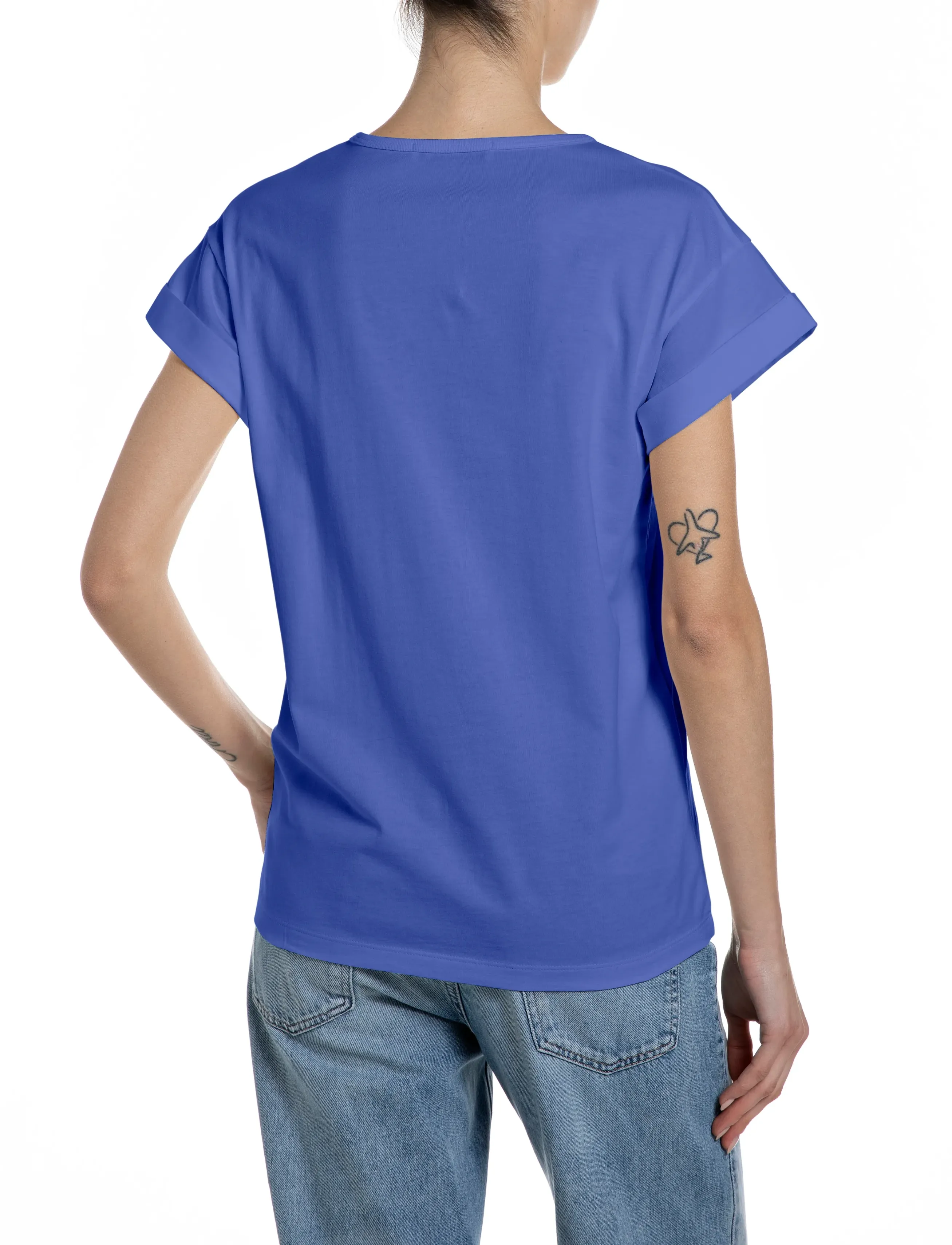 Replay - REGULAR   JERSEY T-Shirt - t-shirts - blue - 3