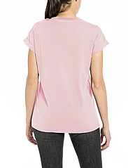 Replay - T-Shirt REGULAR PURE LOGO - zemākās cenas - pink - 3