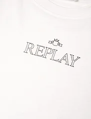 Replay - T-Shirt REGULAR PURE LOGO - t-shirty - white - 2