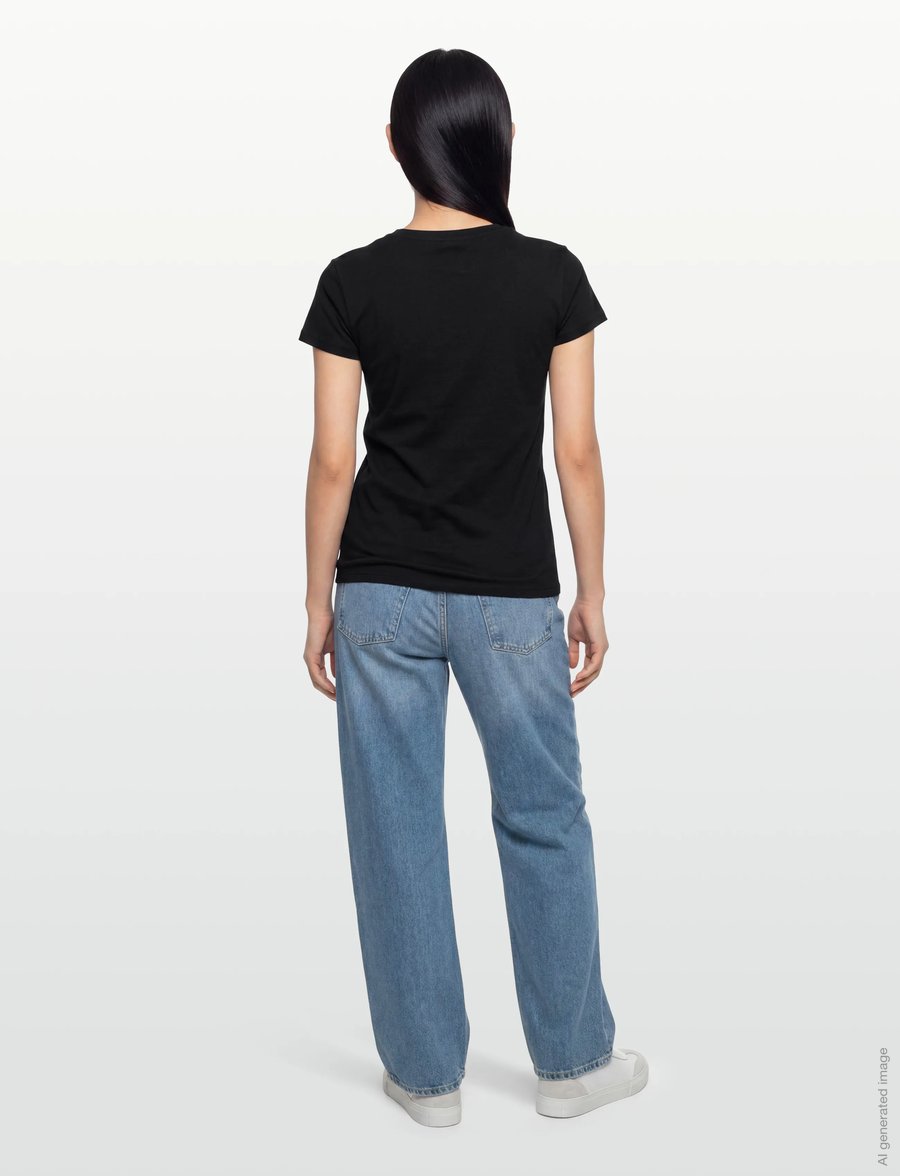 Replay - SLIM JERSEY T-Shirt - t-shirts - black - 4