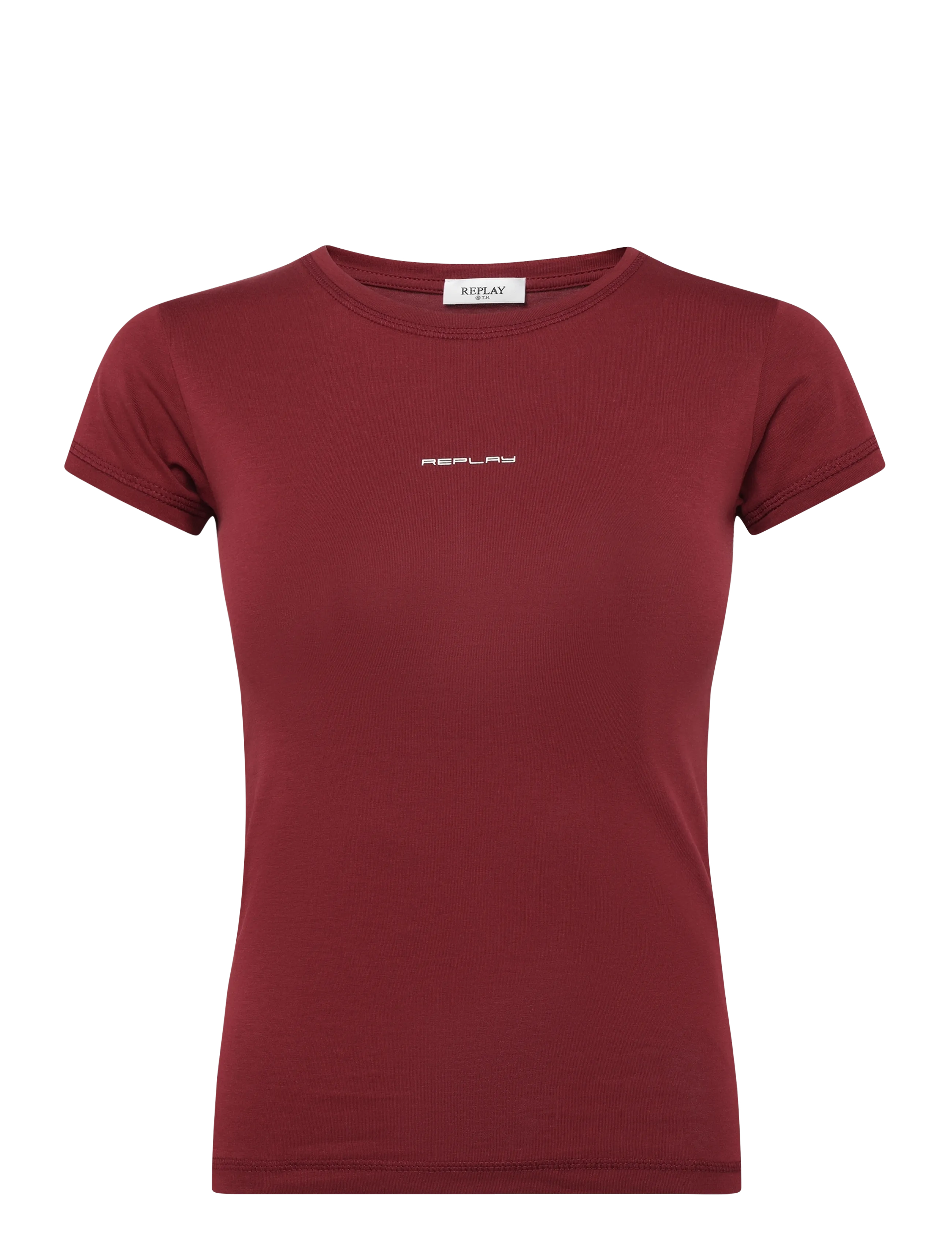 Replay SLIM   JERSEY T-Shirt - T-Shirts & Tops - RED / red