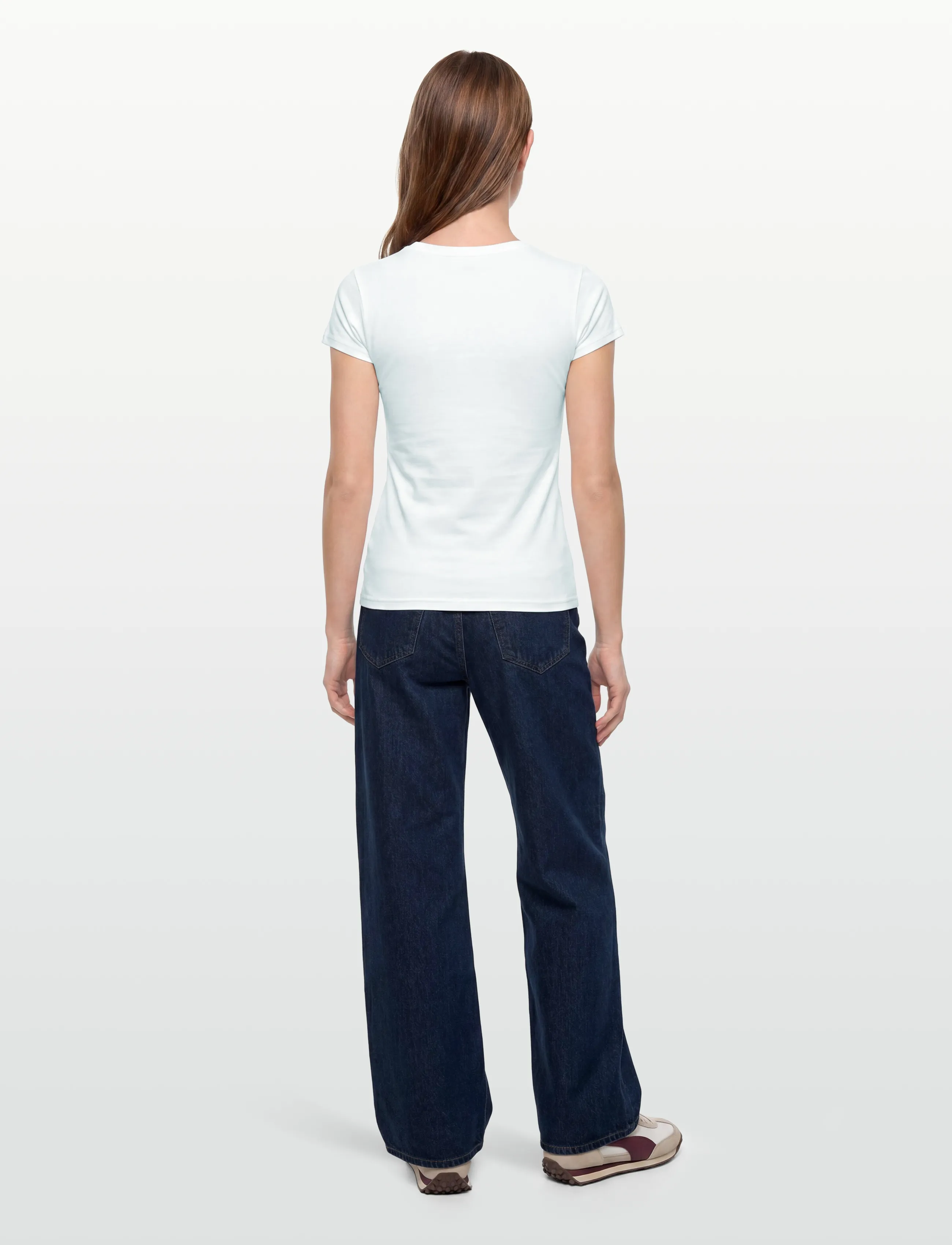 Replay - SLIM   JERSEY T-Shirt - t-shirts - white - 4