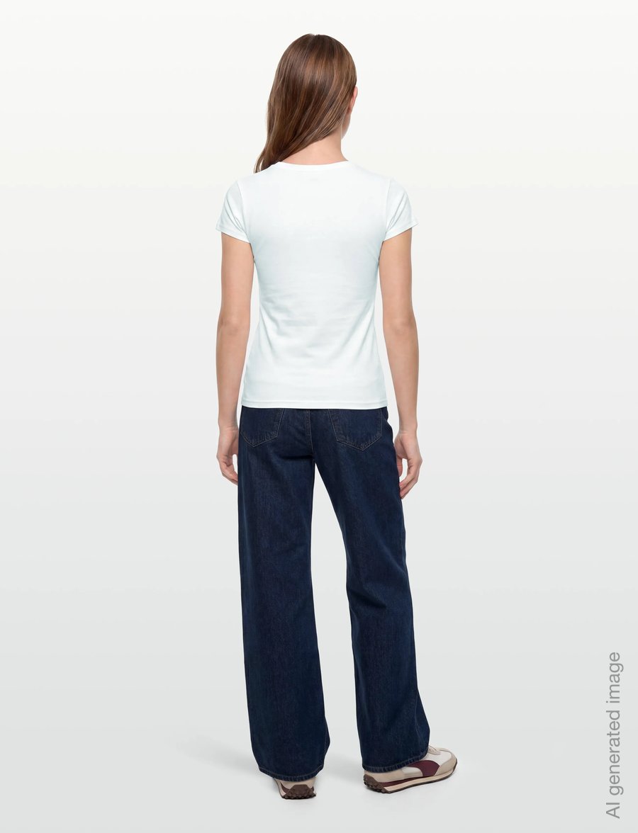 Replay - SLIM JERSEY T-Shirt - t-shirts - white - 4