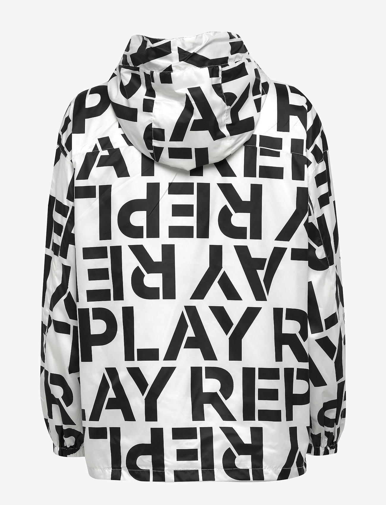 Replay - Jacket - chalk&black logo - 2