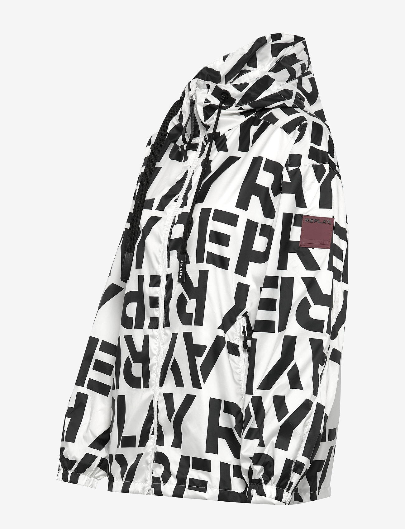 Replay - Jacket - chalk&black logo - 3