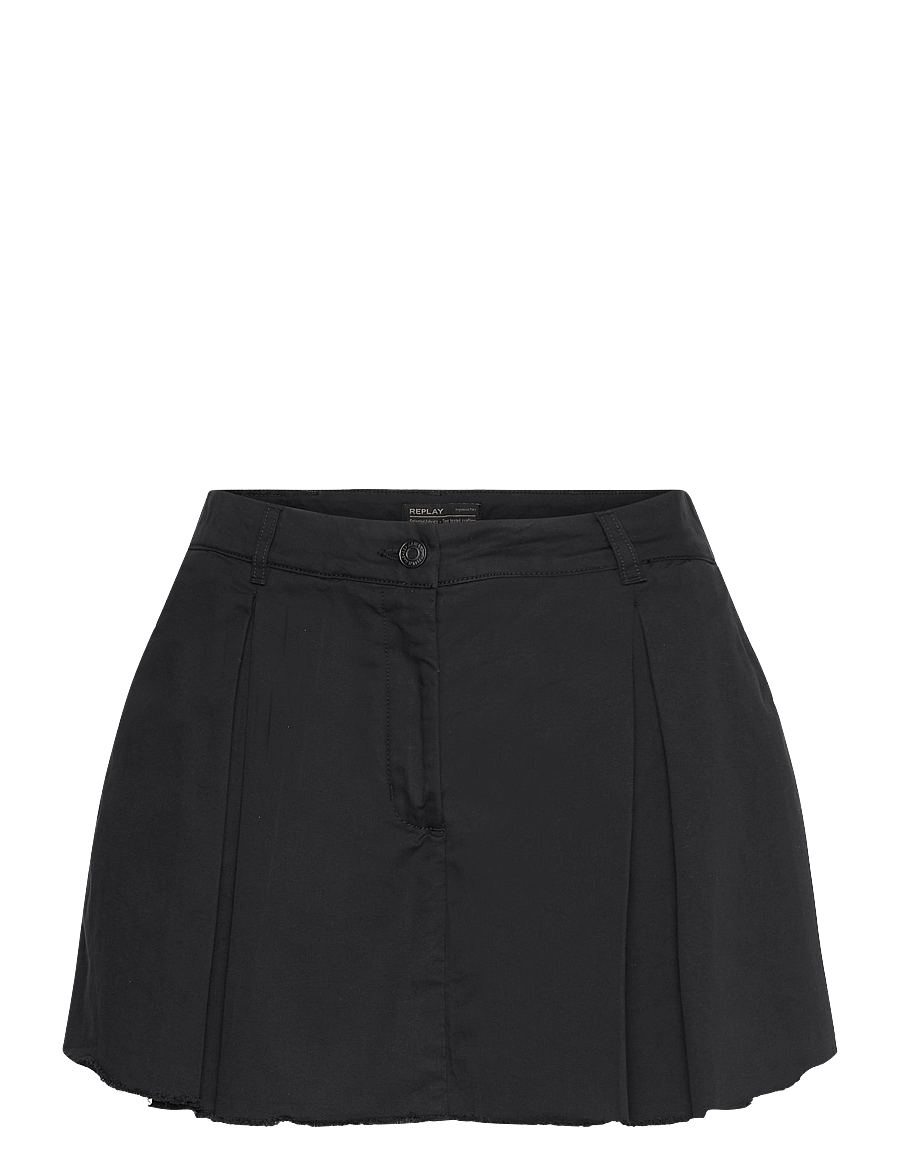 Replay - Shorts TROUSER-SKIRT - freizeitshorts - black - 0