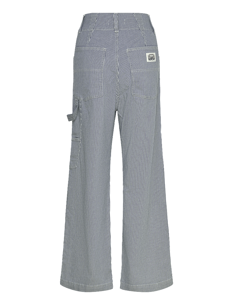 Replay - Trousers WIDE LEG - wide leg jeans - dark blue - 2