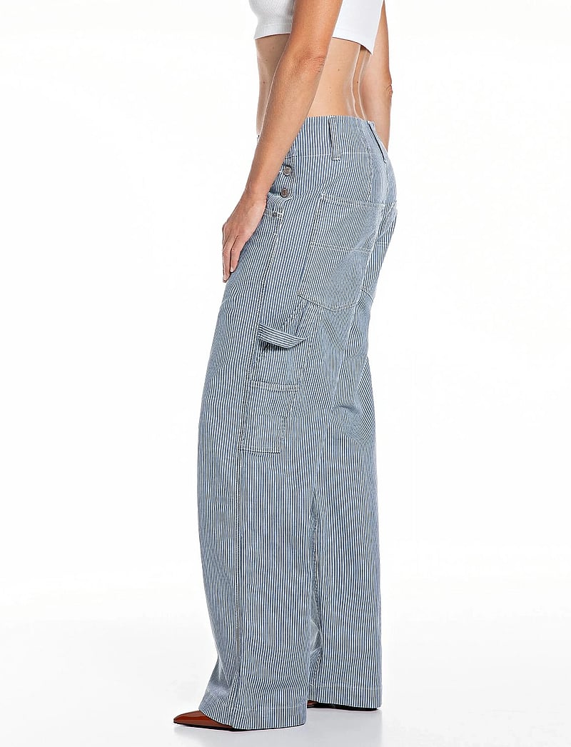 Replay - Trousers WIDE LEG - wide leg jeans - dark blue - 4