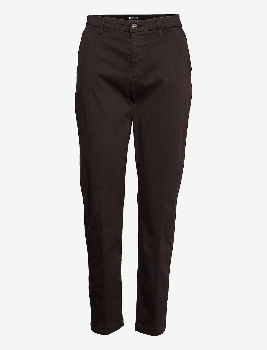 Replay - BETTIE - chinos - deep brown - 0