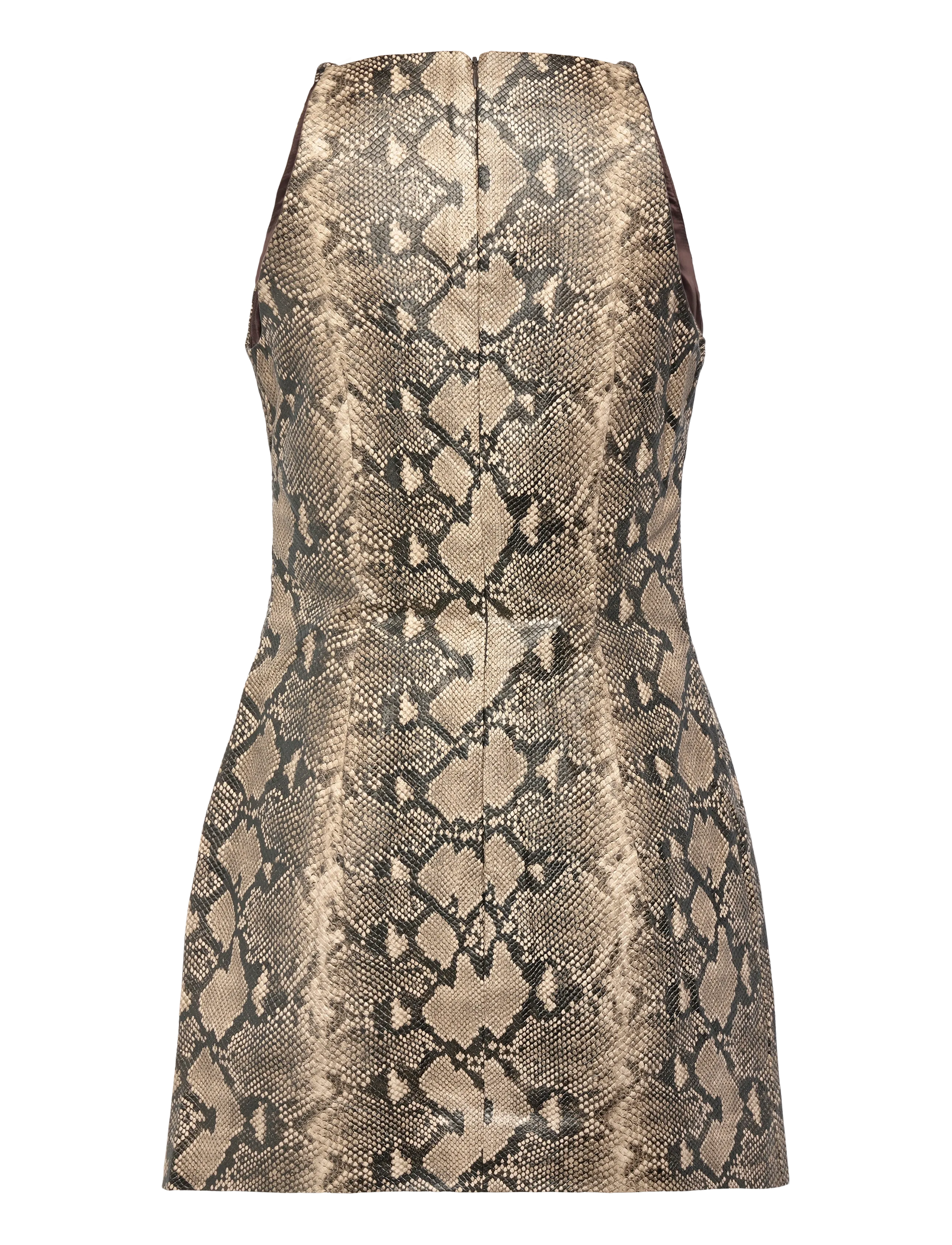 Replay - Dress SHORT DRESS - festkjoler - brown - 2