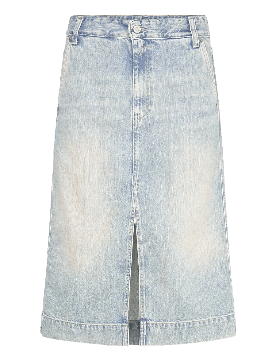 Replay - Skirt MIDI SKIRT - jeansröcke - blue - 1