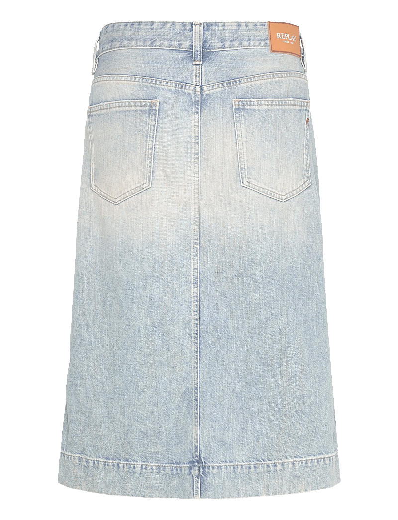 Replay - Skirt MIDI SKIRT - jeansröcke - blue - 2