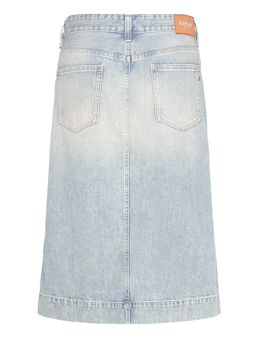 Replay - Skirt MIDI SKIRT - jeansröcke - blue - 2