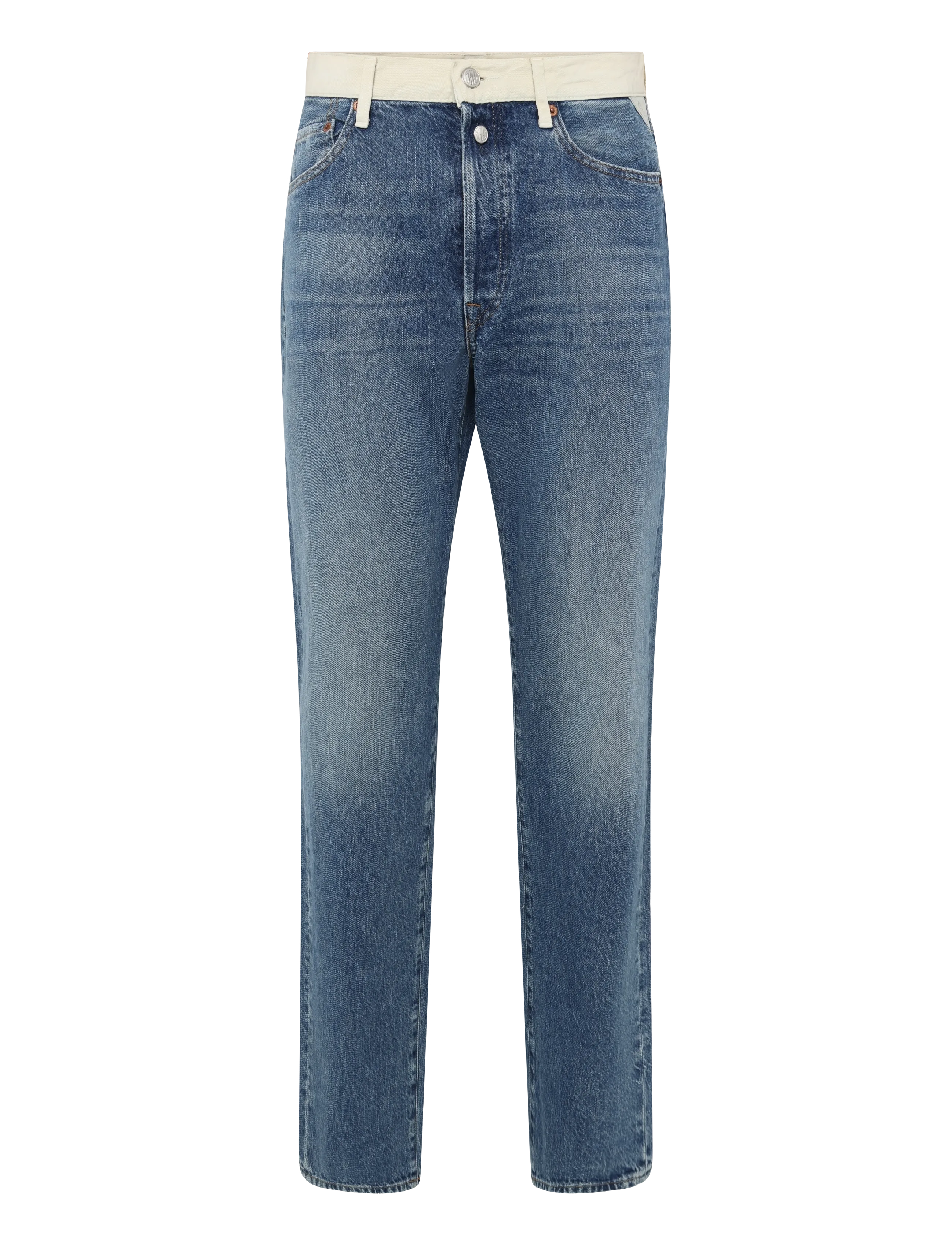Replay W9Z1 STRAIGHT 9Z1 ECO PLUS Sustainable DENIM Trousers - Replay - BLUE / blue