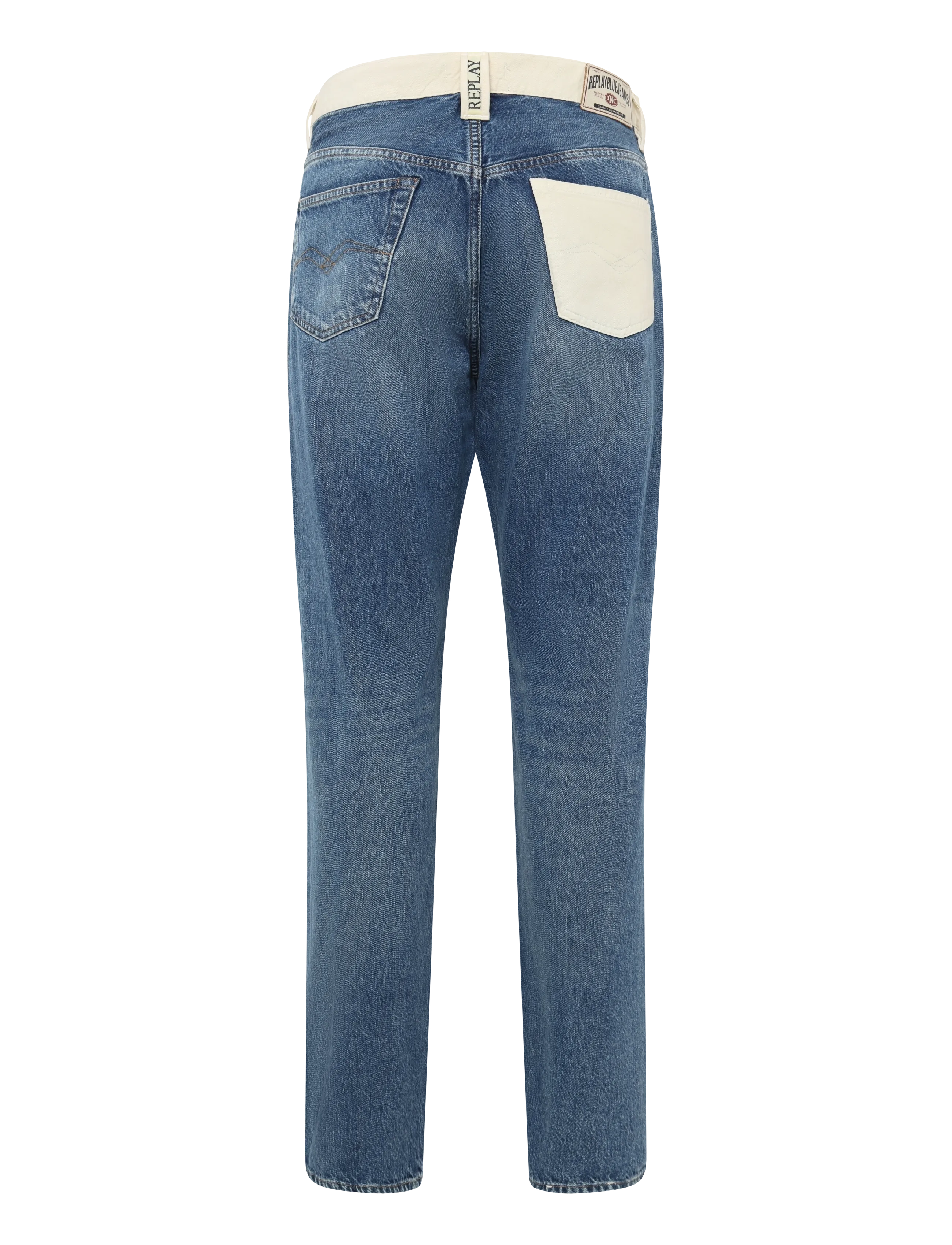 Replay - W9Z1 STRAIGHT 9Z1 ECO PLUS Sustainable DENIM Trousers - straight jeans - blue - 2
