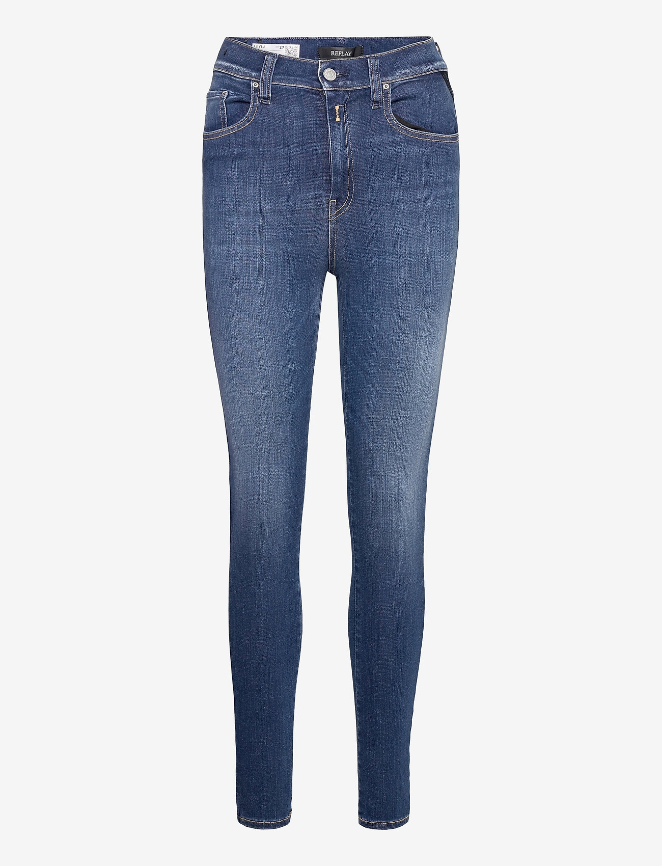 Replay - LEYLA Trousers Hyperflex Re-Used - skinny jeans - dark blue - 0