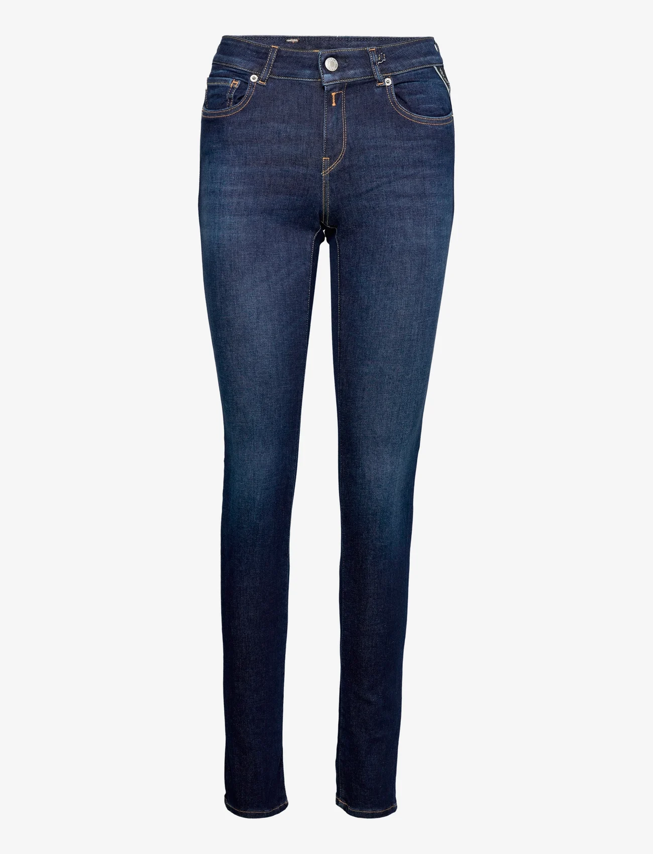 Replay - FAABY Trousers RECYCLED 360 Hyperflex - džinsa bikses ar šaurām starām - blue - 0