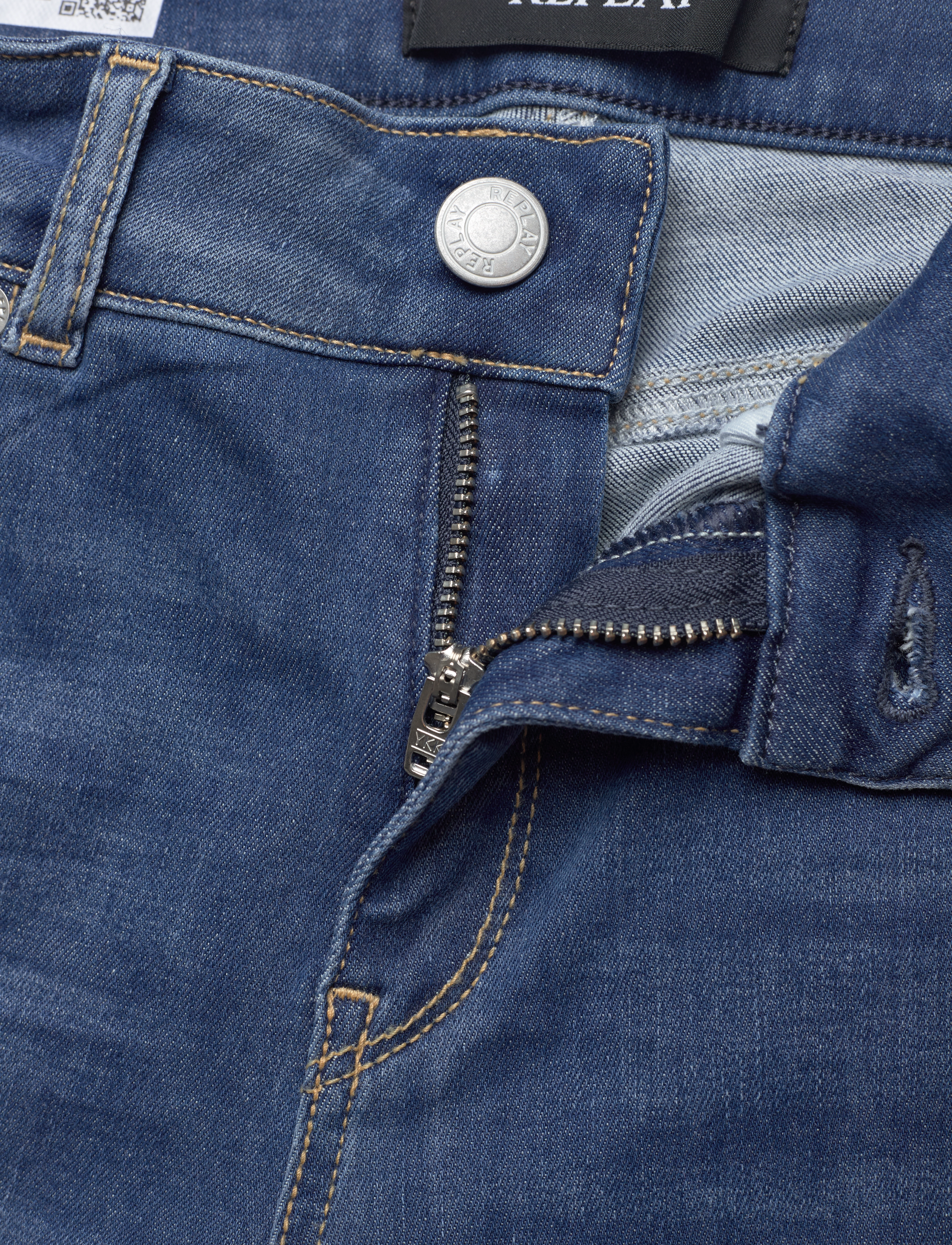 Replay - FAABY Trousers RECYCLED 360 Hyperflex - blue - 4